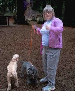 Julia and her doggies