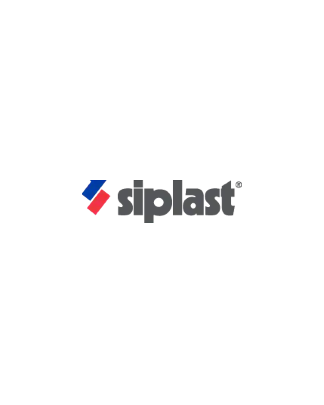 Logo of Siplast with a stylized blue and red icon above the word 'siplast' in bold black text.