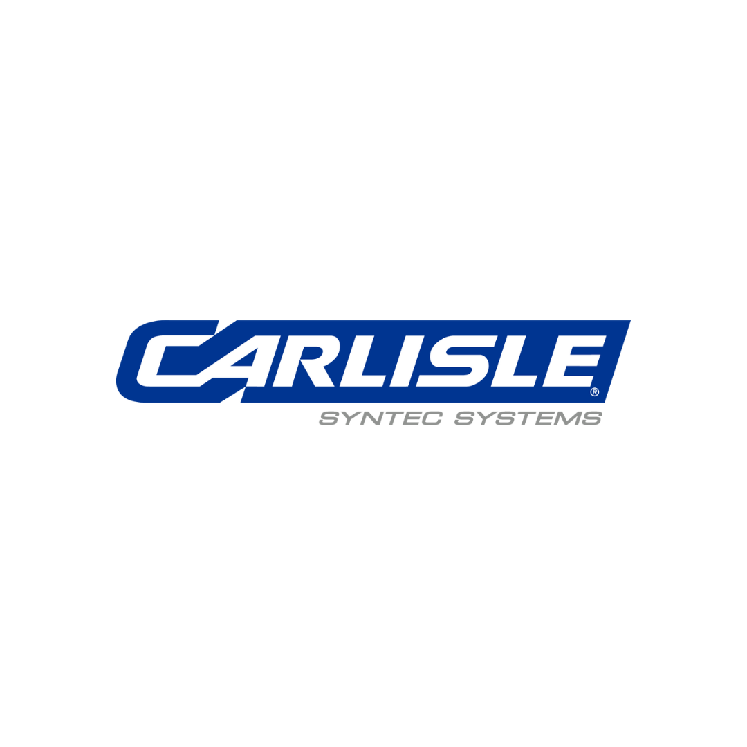 Carlisle Syntec Systems logo in blue and gray text on a white background.
