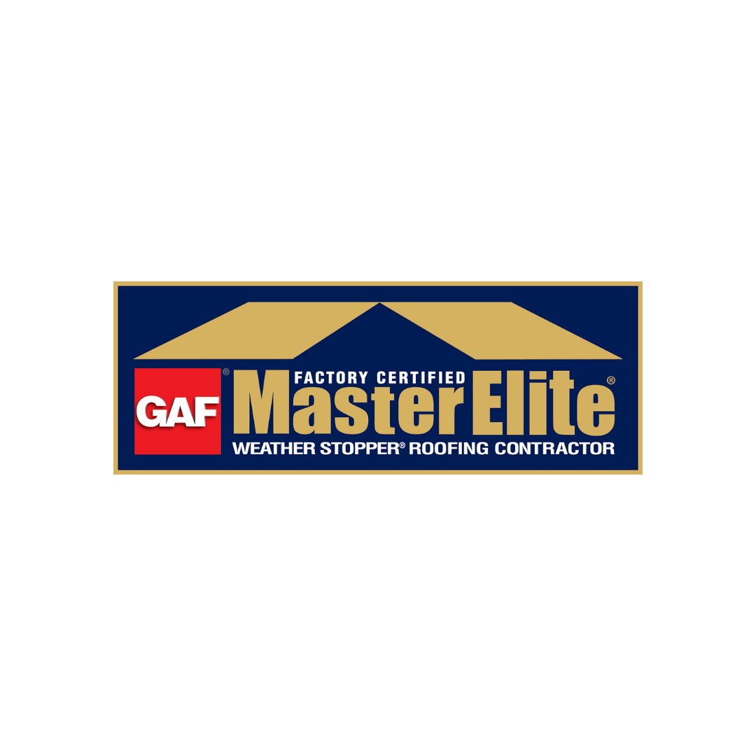 GAF Master Elite Weather Stopper roofing contractor certification logo