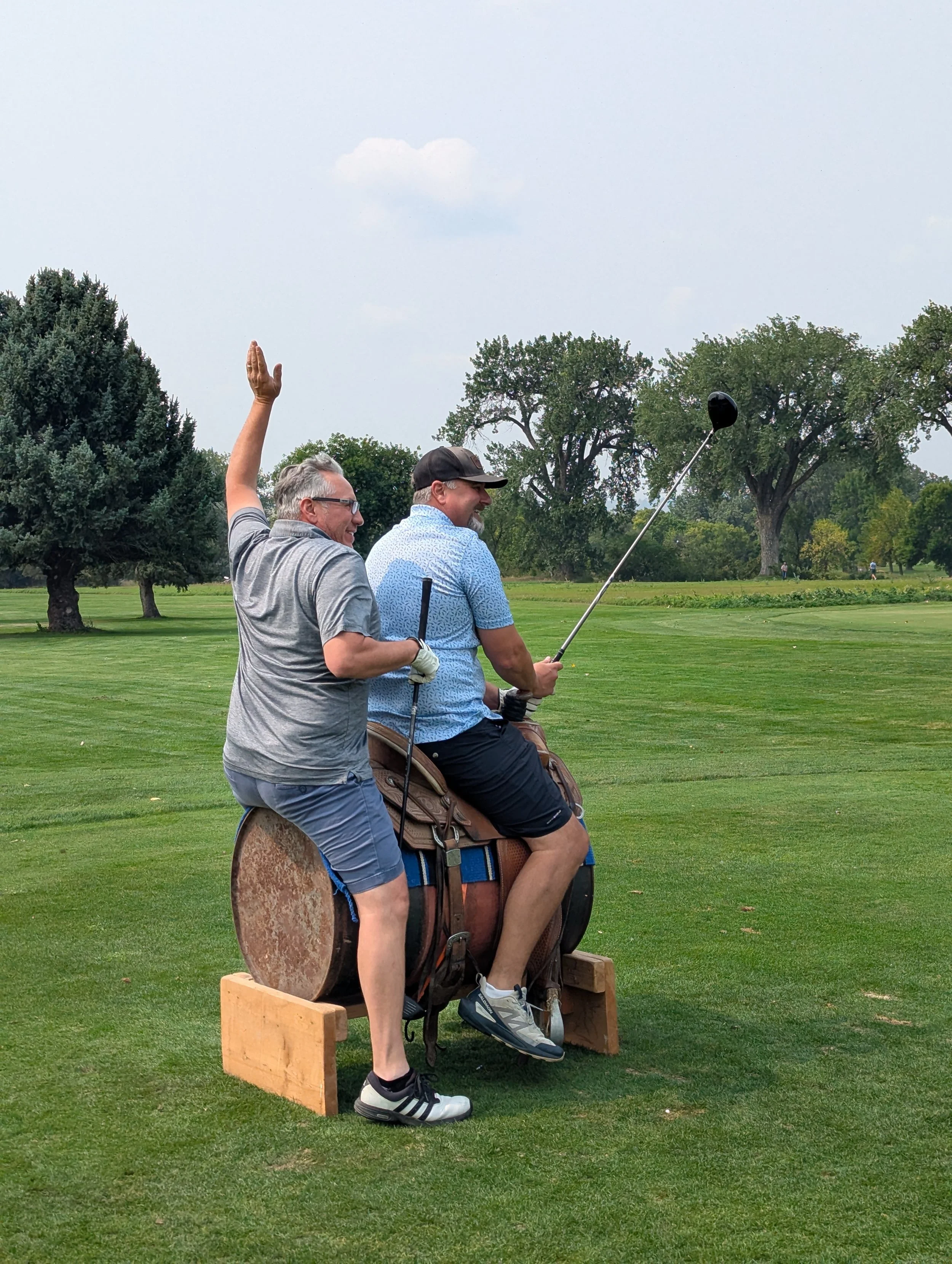 Excitement at the West River Golf Tournament