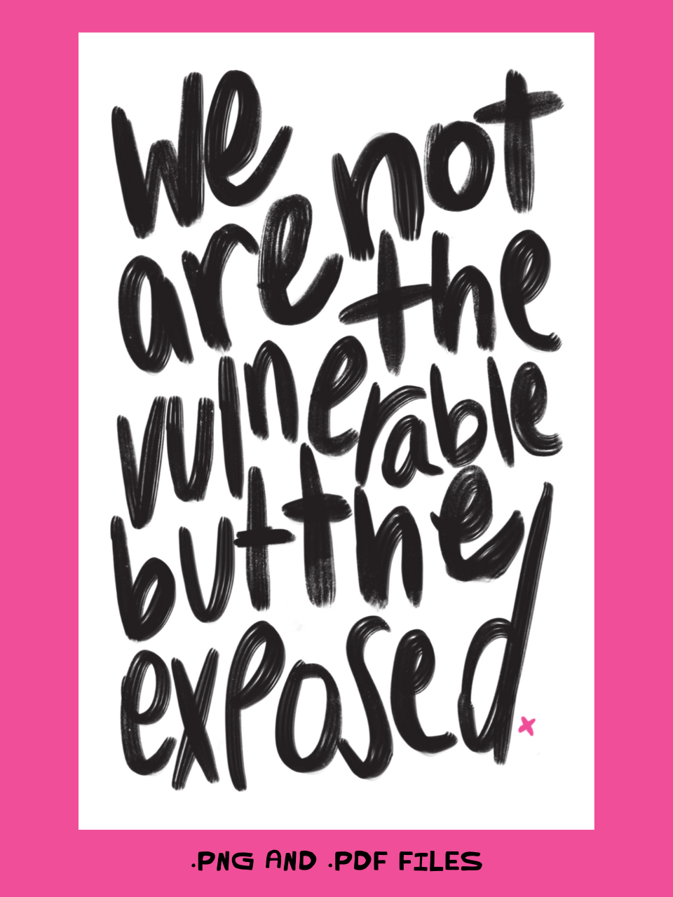 Exposed Digital Print