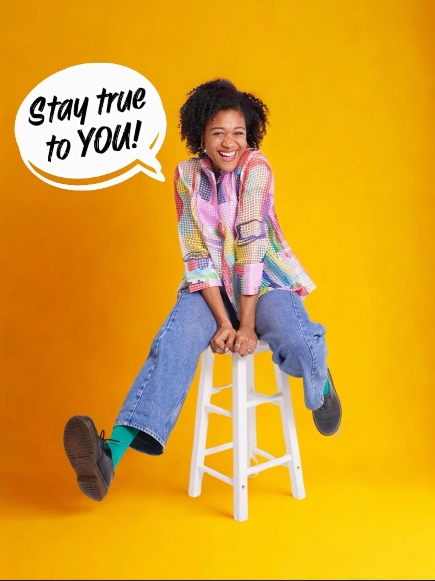 Y&rsquo;ALL!! 🙌🏾 Here&rsquo;s a little friendly reminder at the top of your week: 

In a world with endless pressures to conform, fit in, keep up, act normal, be impressive, blend in&hellip;to that I say &ldquo;boooo&rdquo;! STAY TRUE TO YOU! 🧡
.
