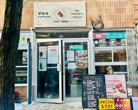 Cafe Beans Chinatown Montreal
