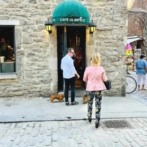 Cafe Olimpico old port montreal