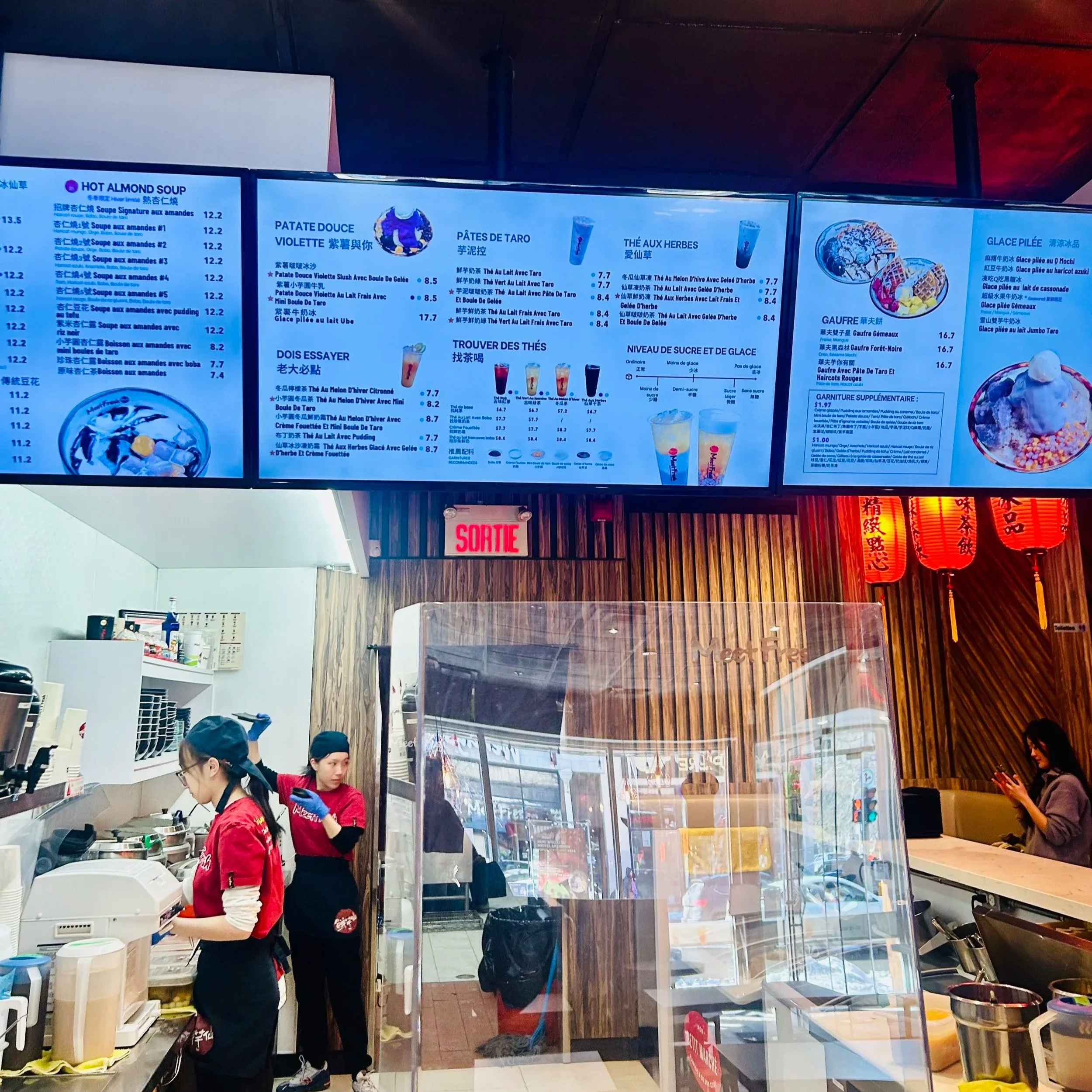 Meet Fresh Montreal Menu