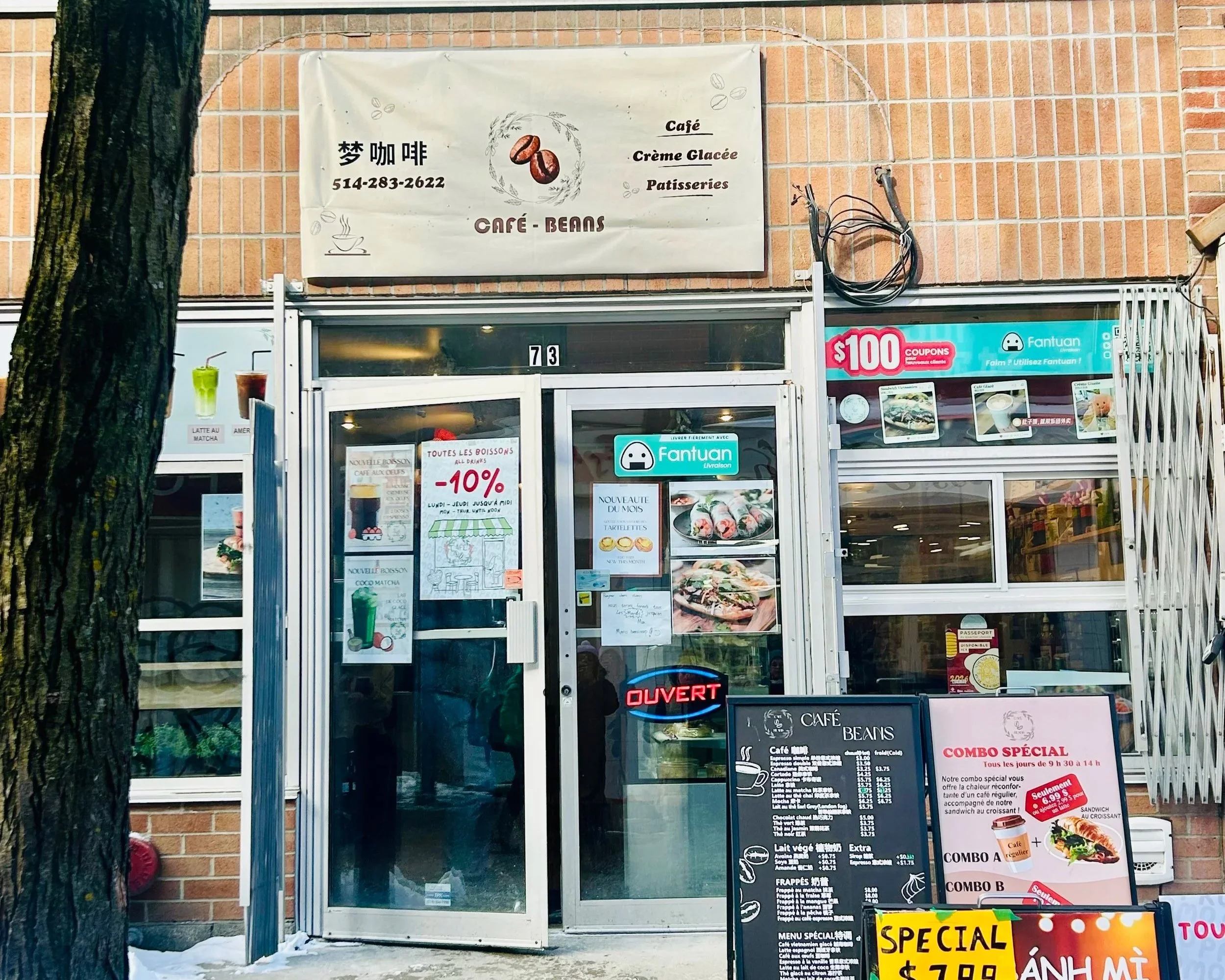 Cafe Beans Chinatown Montreal