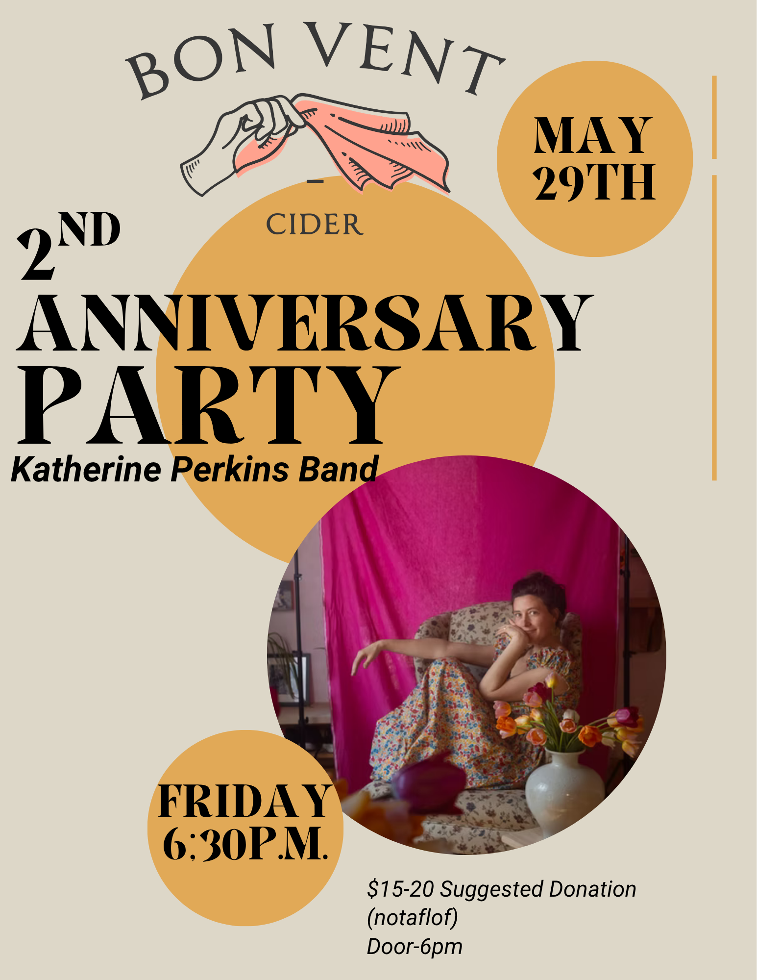 2nd Anniversary Party with The Katherine Perkins Band
