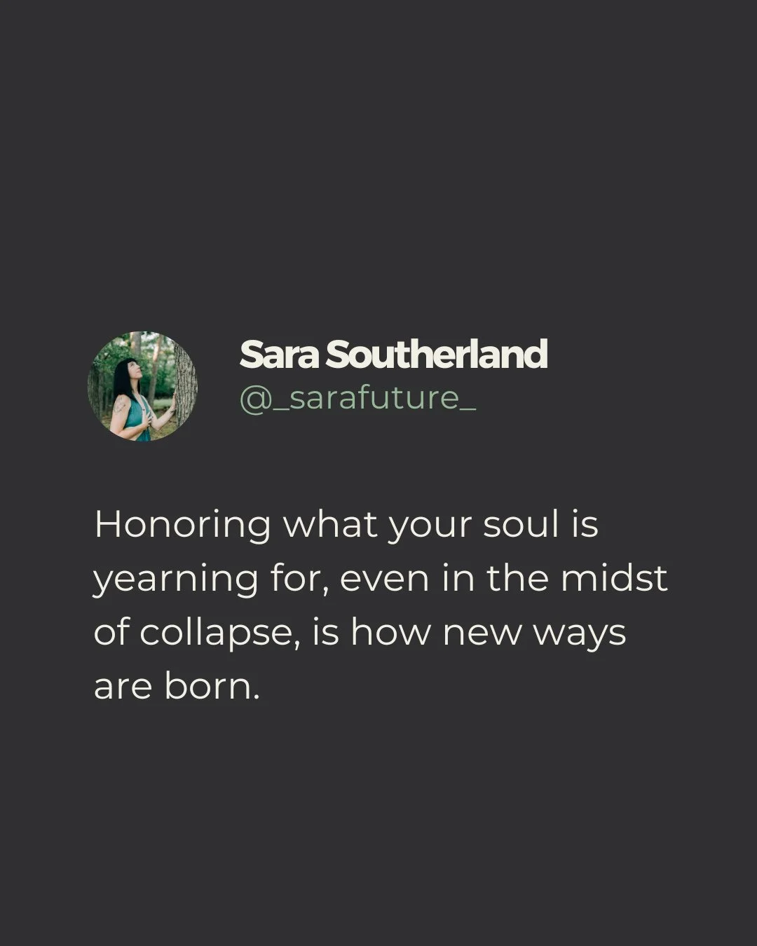 ⁠
In a time of collective overwhelm, our responsibility isn&rsquo;t to do everything &mdash; it&rsquo;s to stay resourced enough to do our part.⁠
⁠
These times require us to be in a practice of alchemy &mdash;⁠
to see and witness this dumpster fire o