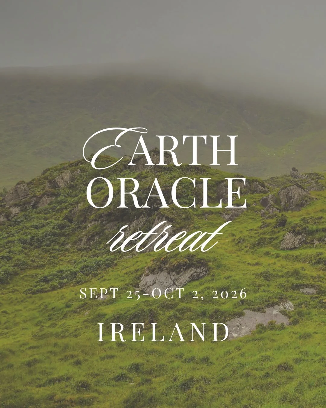 I have been feeling a deep call to Ireland by my ancient ancestors. It is a knowing in my bones &mdash; a remembering that I am meant to gather there with women to reconnect with the land, the Earth, and ancestral wisdom, and to further open our intu