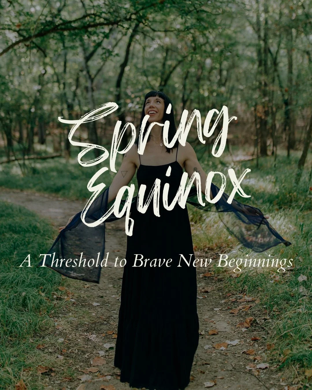 Happy Spring Equinox and Ostara blessings, loves!✨️🐣⁠
⁠
Today in the northern hemisphere, we stand at a moment of balance &mdash; where day and night are equal, a perfect threshold between what was and what is becoming. ⁠
⁠
The equinox is a portal. 