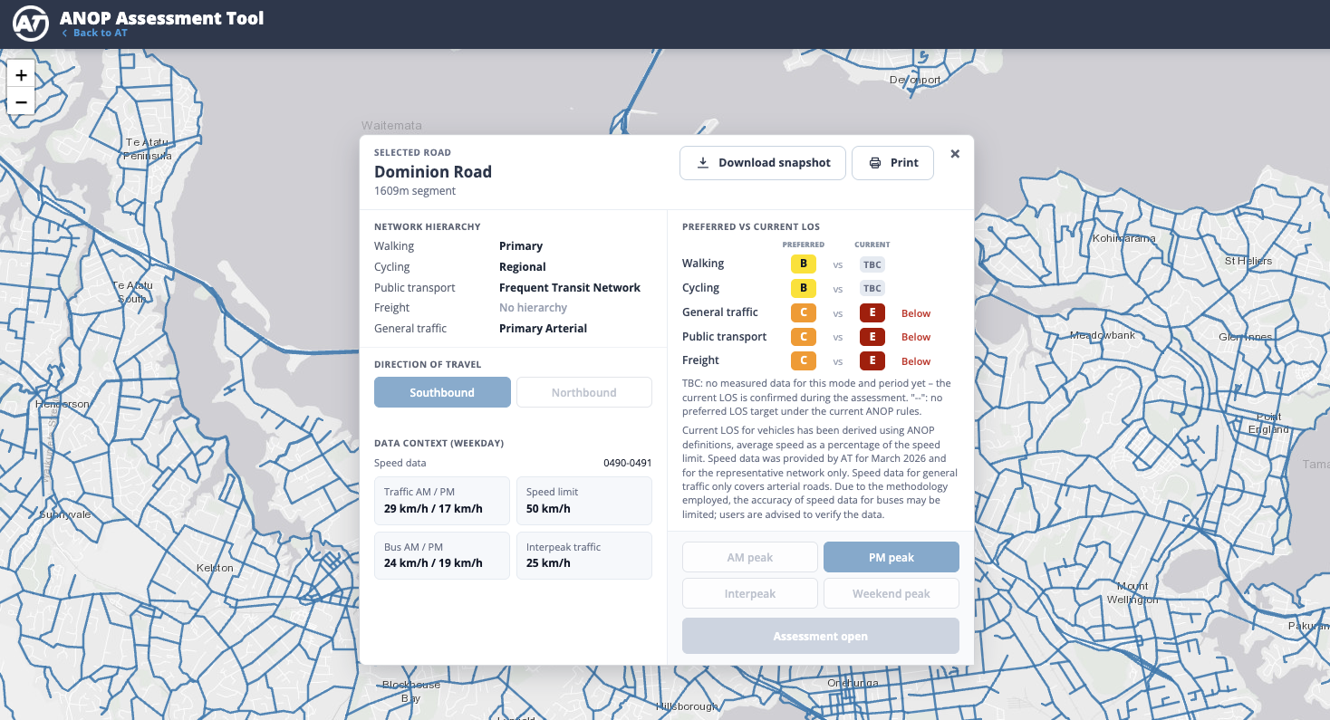 Auckland Transport’s Network Operating Plan 
