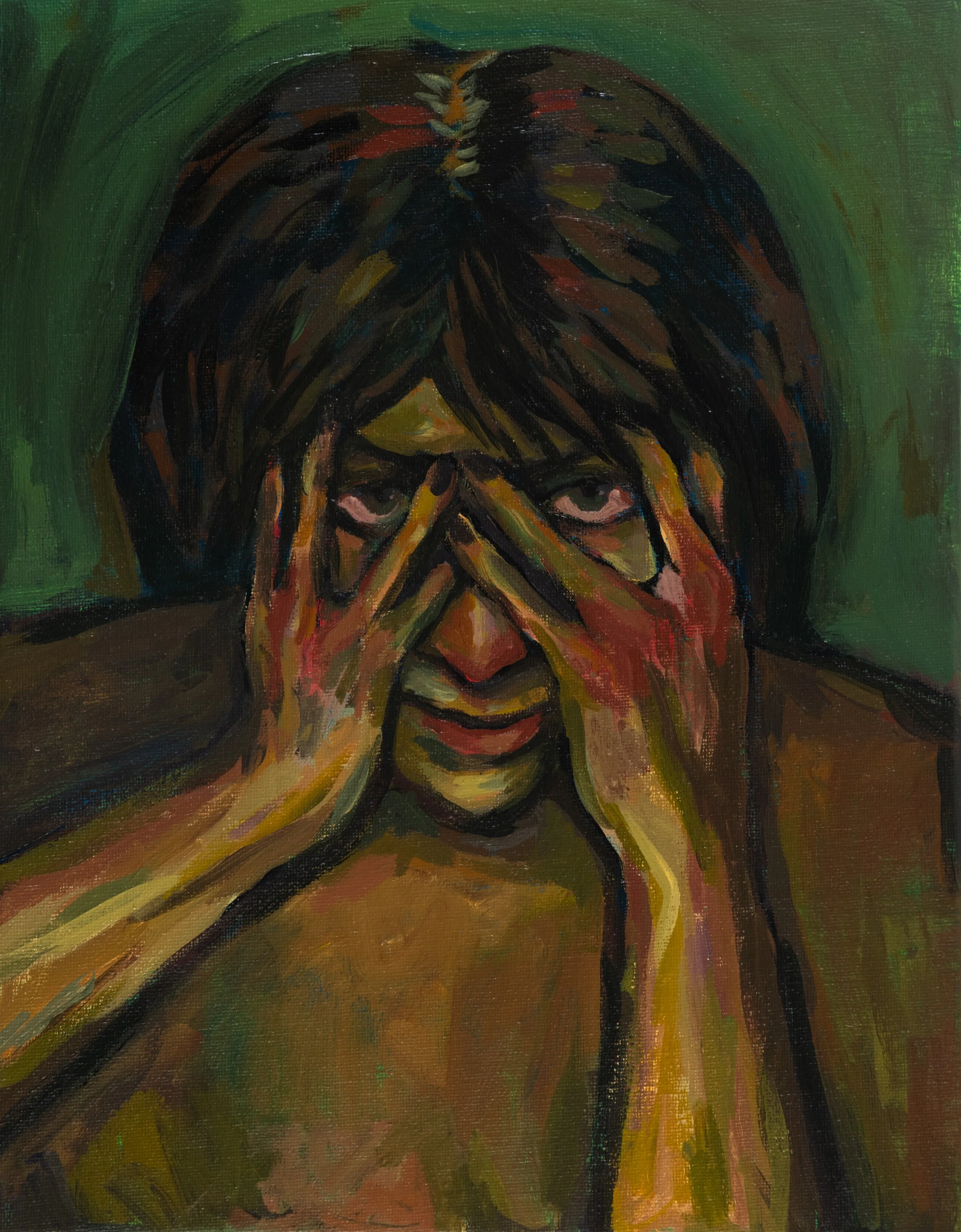 "Toxic Chromium", 2023, 11"x14"