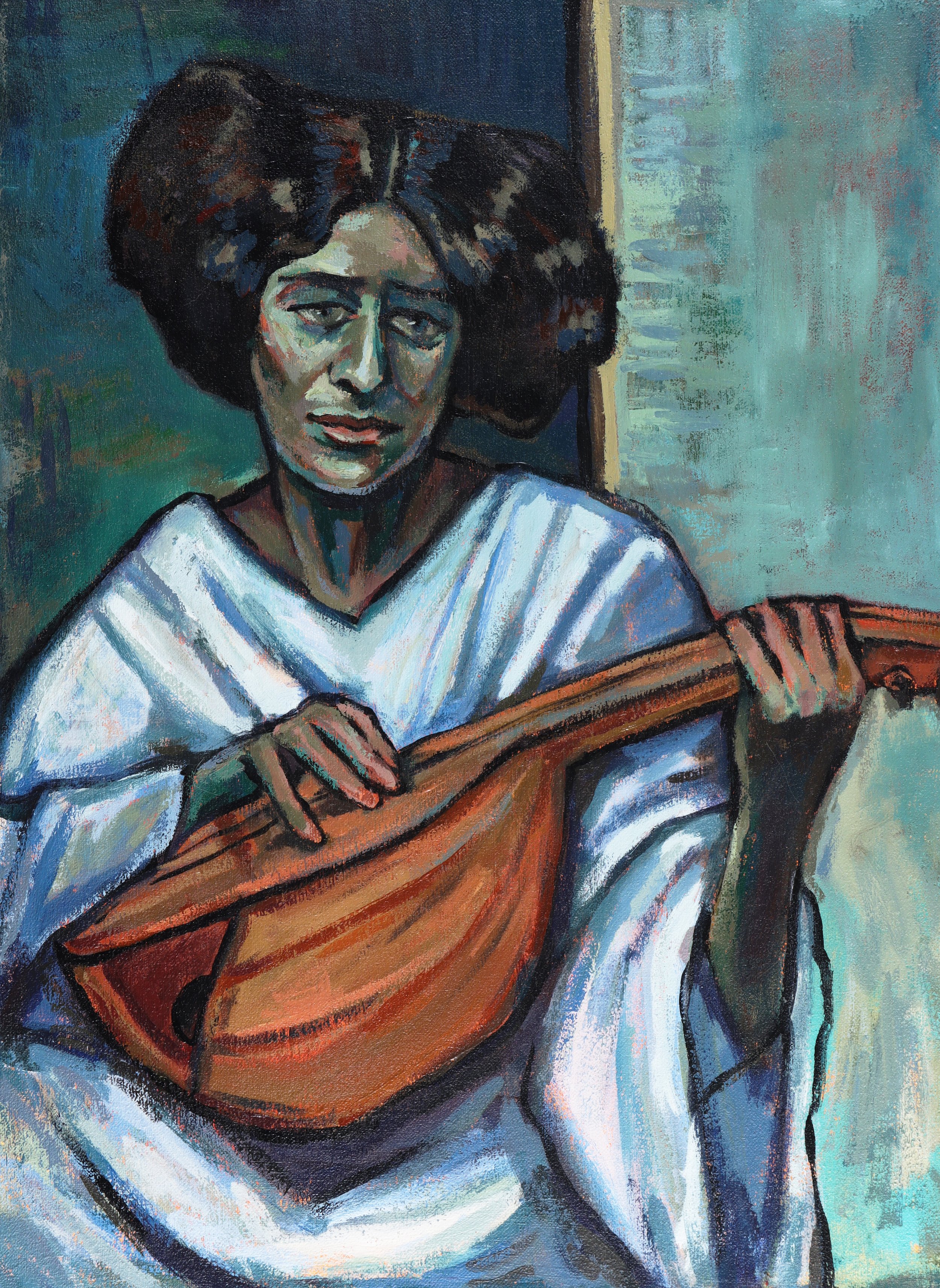 "The Busker", 2023, 18"x24"