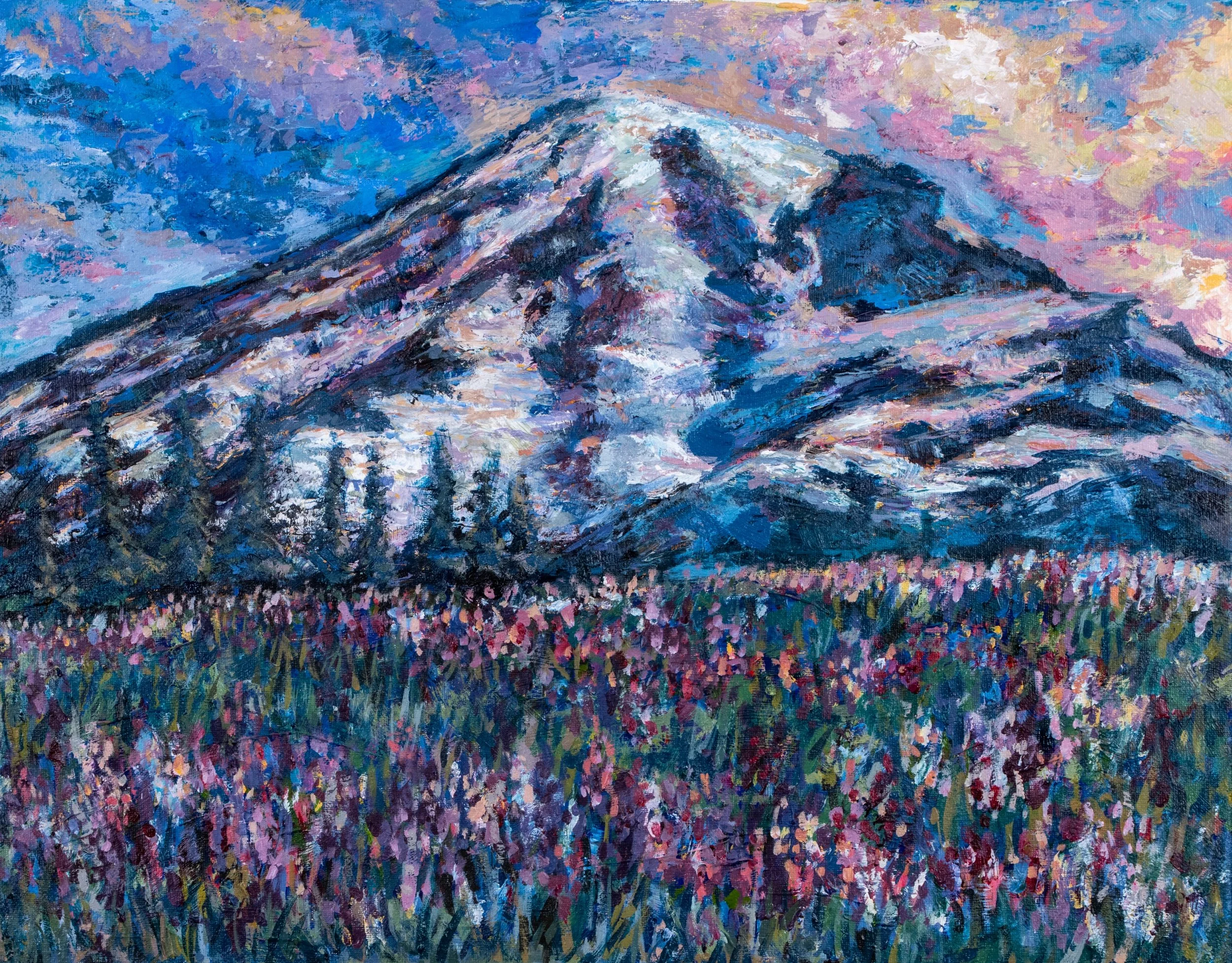 "Skyline Wildflowers",  2023
Available at Gallery at the Park in Richland, WA