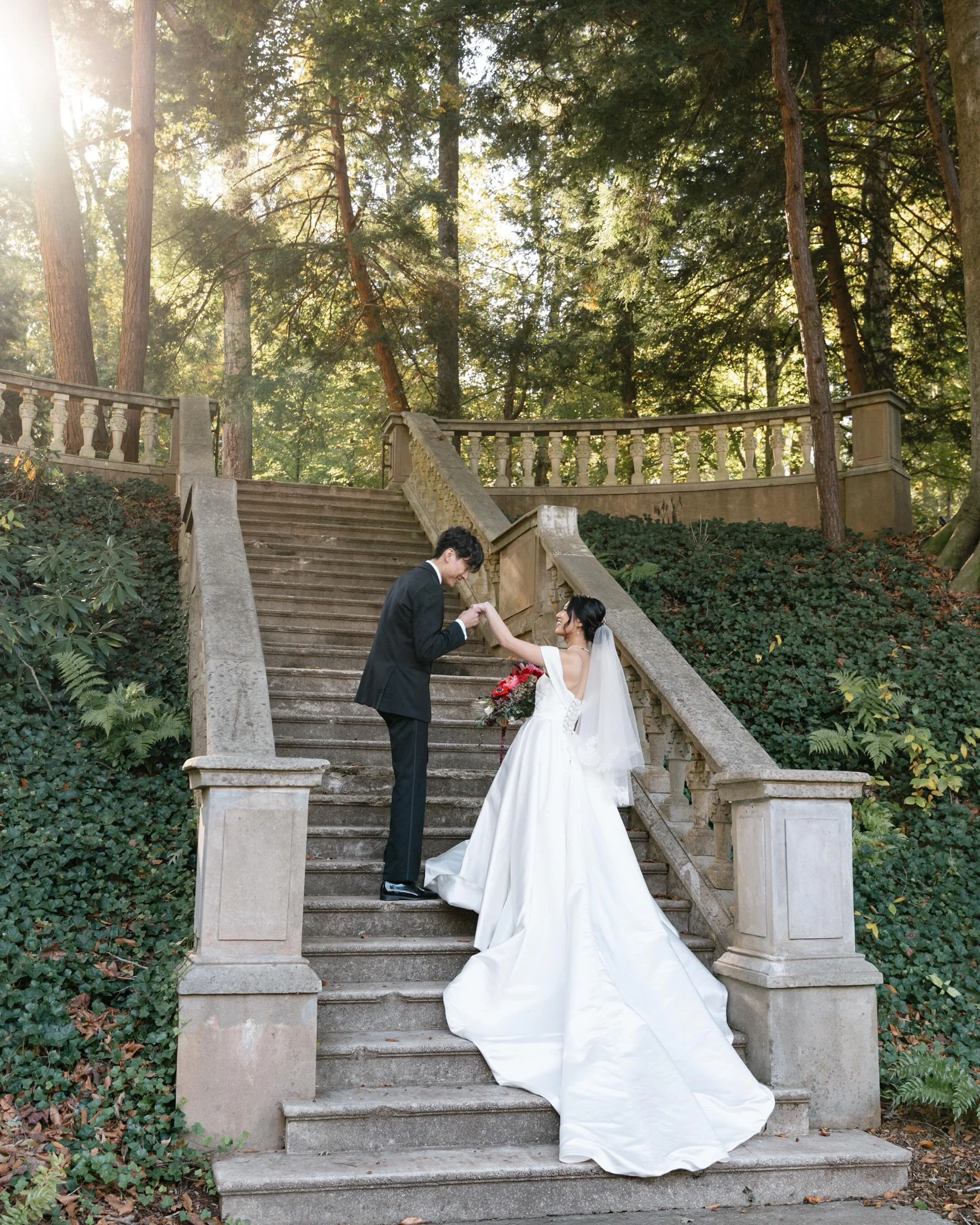 A November garden wedding filled with sunshine, red accents, and devoted attendees who gave all their energy and love to celebrate the newlyweds 

Destination wedding &amp; portrait photographer
Artful imagery for the modern romantics
Inquires at ann
