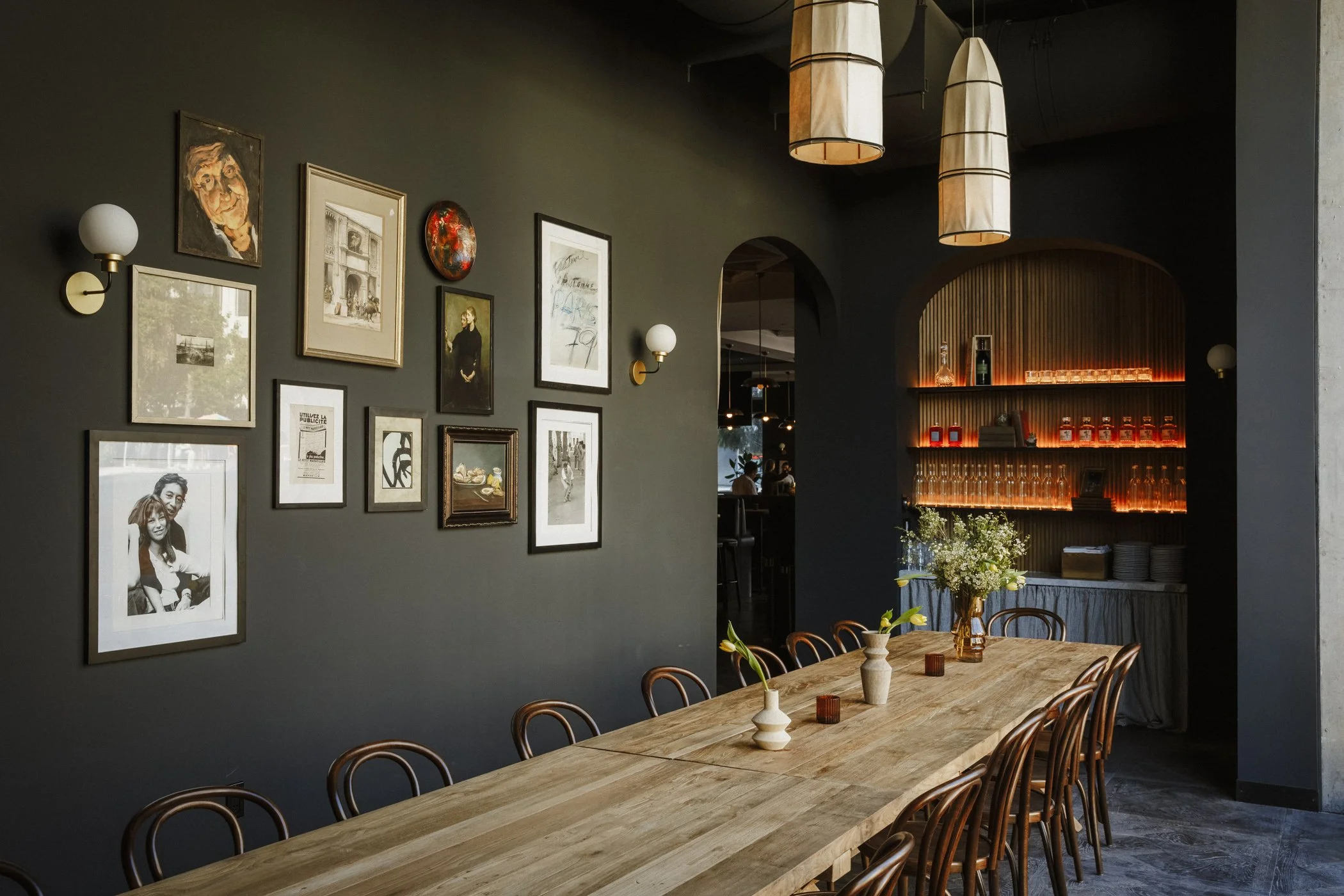 Photo of private dining room at Massilia Grand DTLA, a French-Mediterranean Restaurant