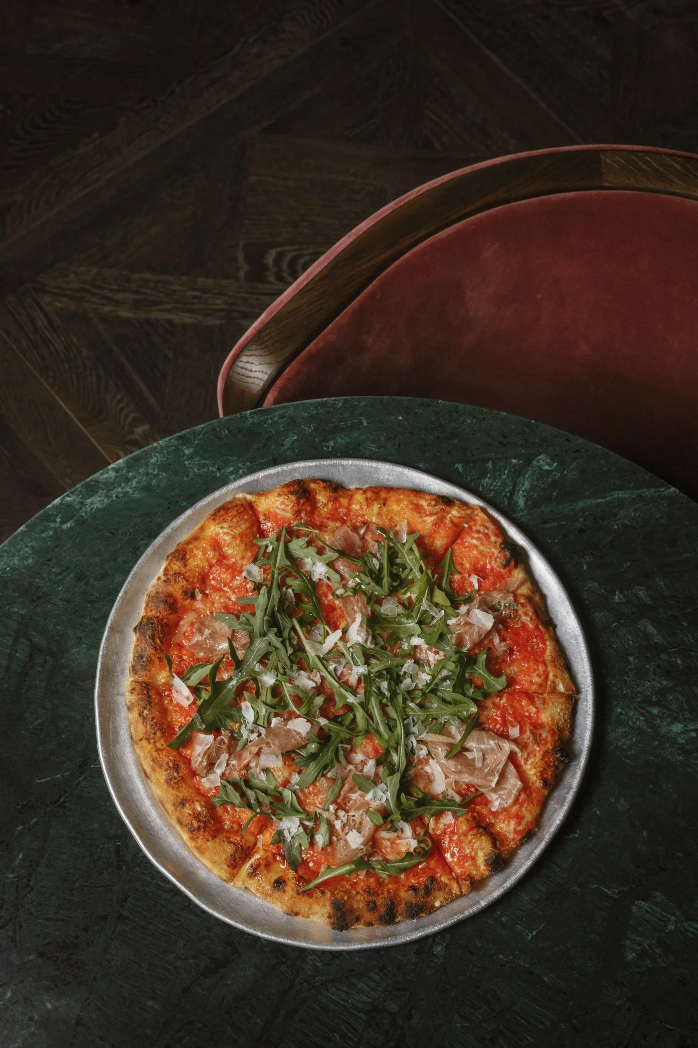 Photo of prosciutto pizza at Massilia, a French-Mediterranean restaurant