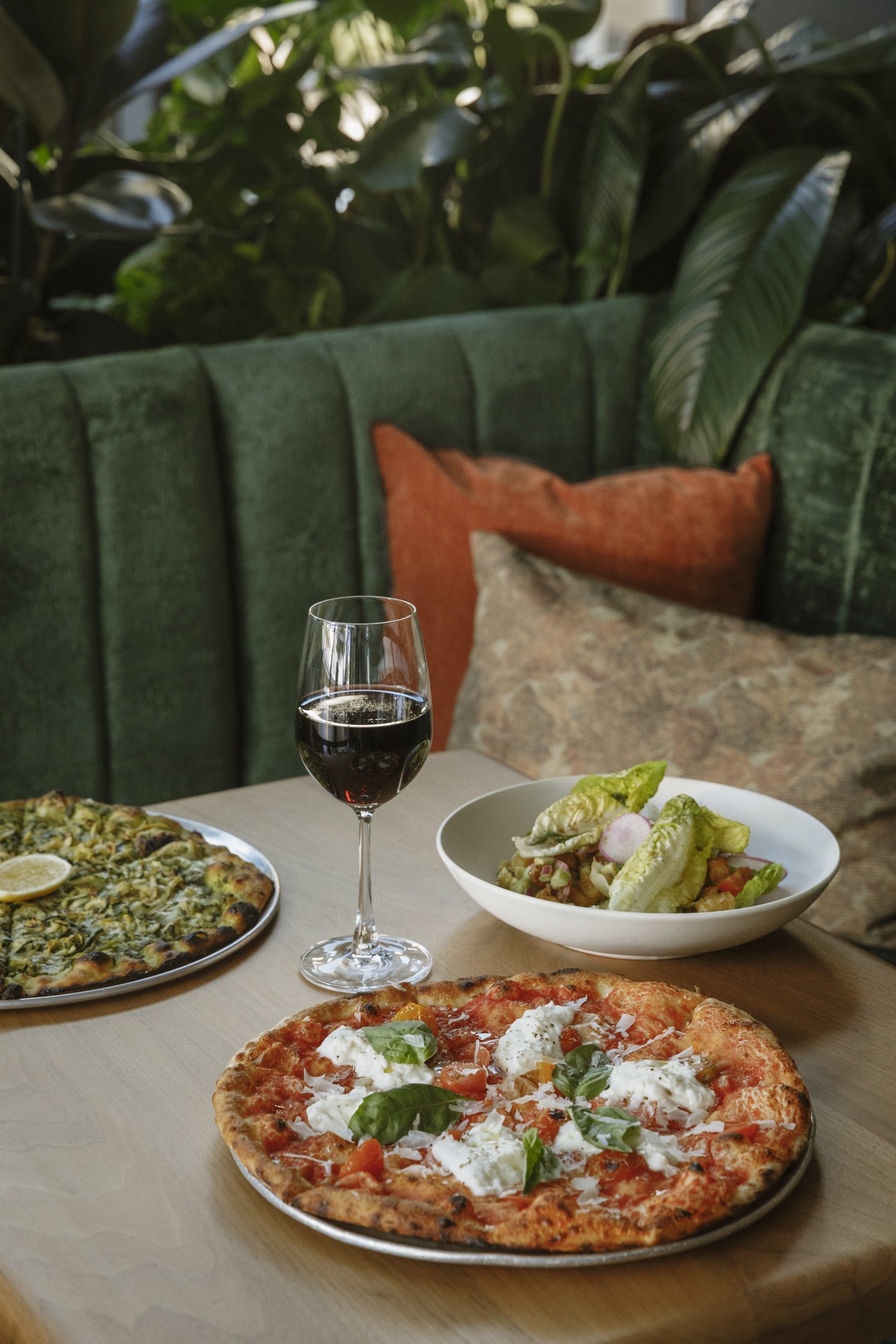 Photo of Pizzas & Salad at Massilia