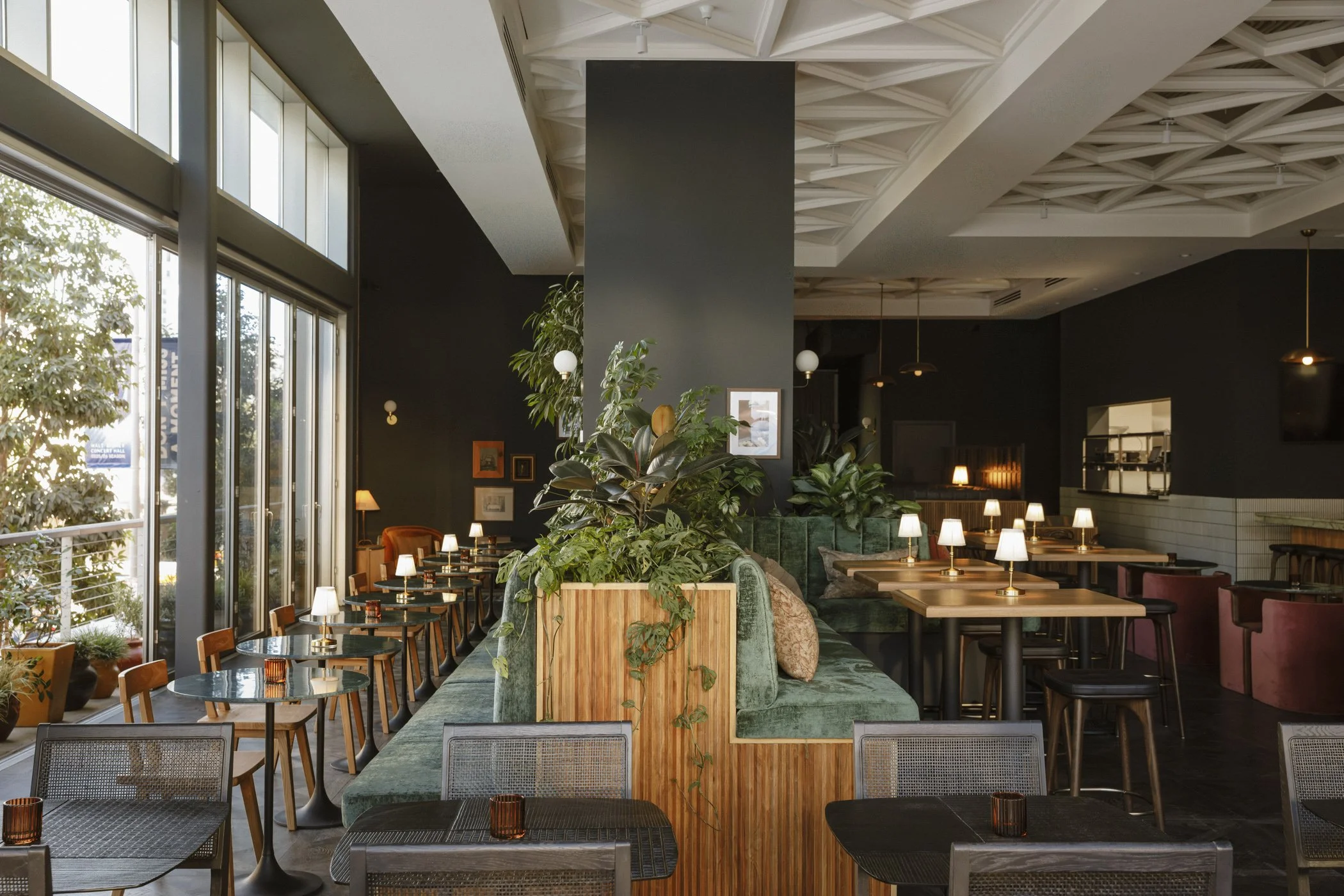 Photo of main dining room at Massilia Grand DTLA, a French-Mediterranean restaurant