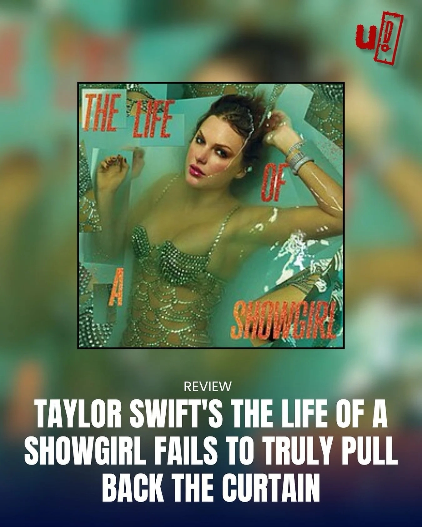 For Uptight, @liv.jolee takes on Taylor Swift&rsquo;s latest era &mdash; The Life of a Showgirl &mdash; unpacking its glossy production, theatrical ambition, and the moments that miss the mark.

Full review on the site. 

Link in bio❗️

#TaylorSwift 