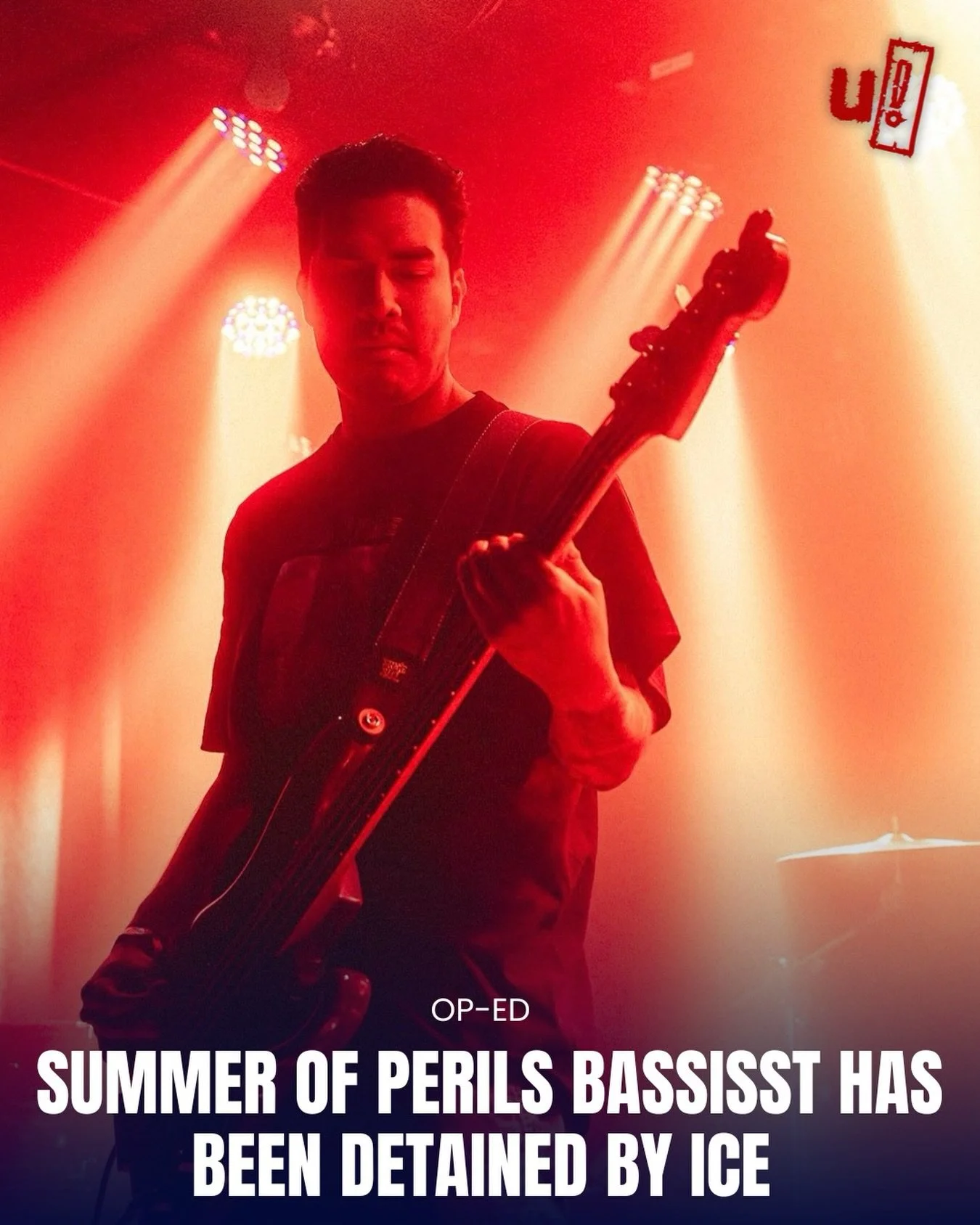 A bassist in the Colorado-based band Summer of Peril is currently being held in ICE custody.

We&rsquo;re sharing this perspective piece to help amplify what&rsquo;s happening, center the human impact, and highlight ways to support. It reflects @r_av