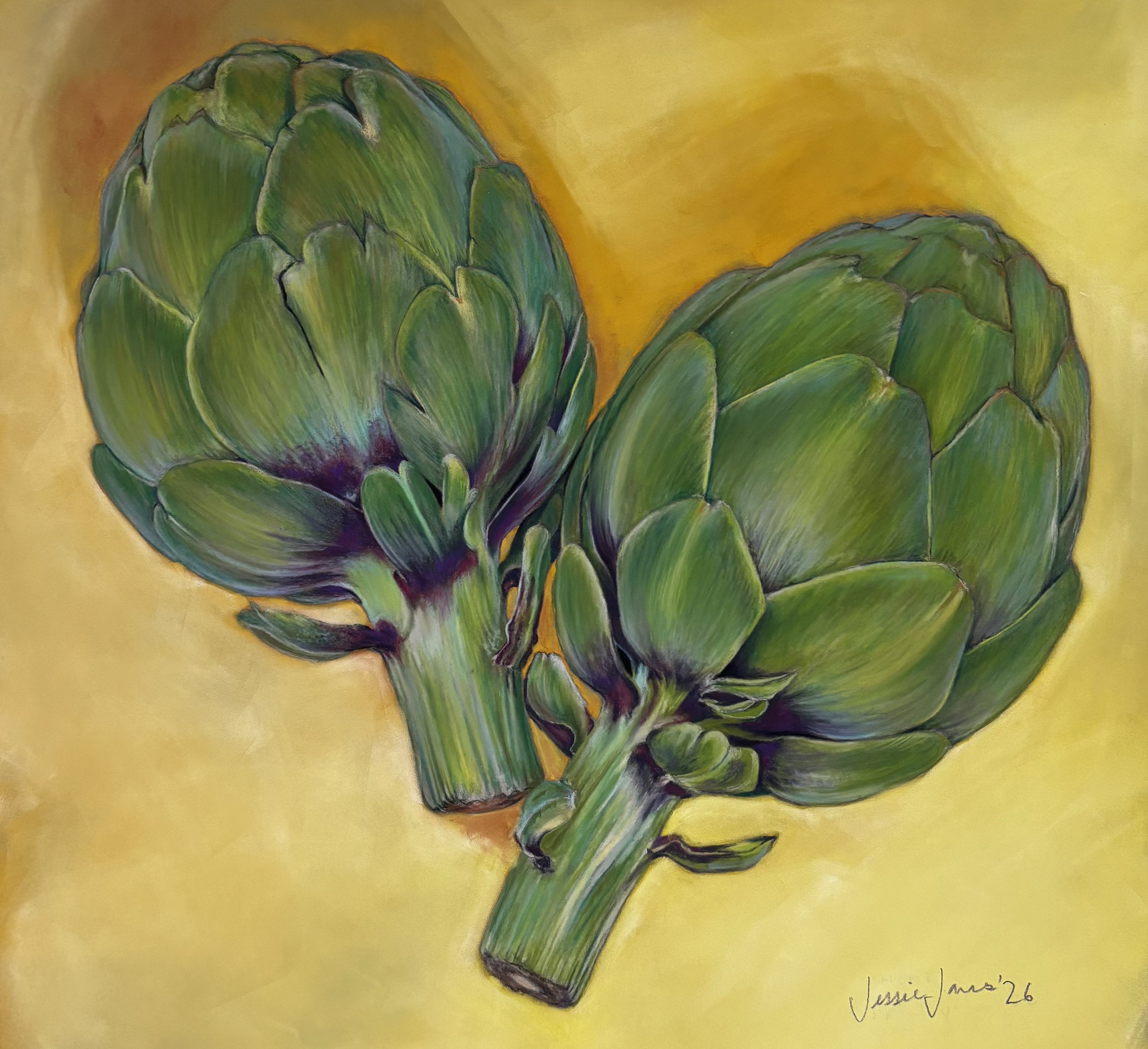 Colorful Artichokes