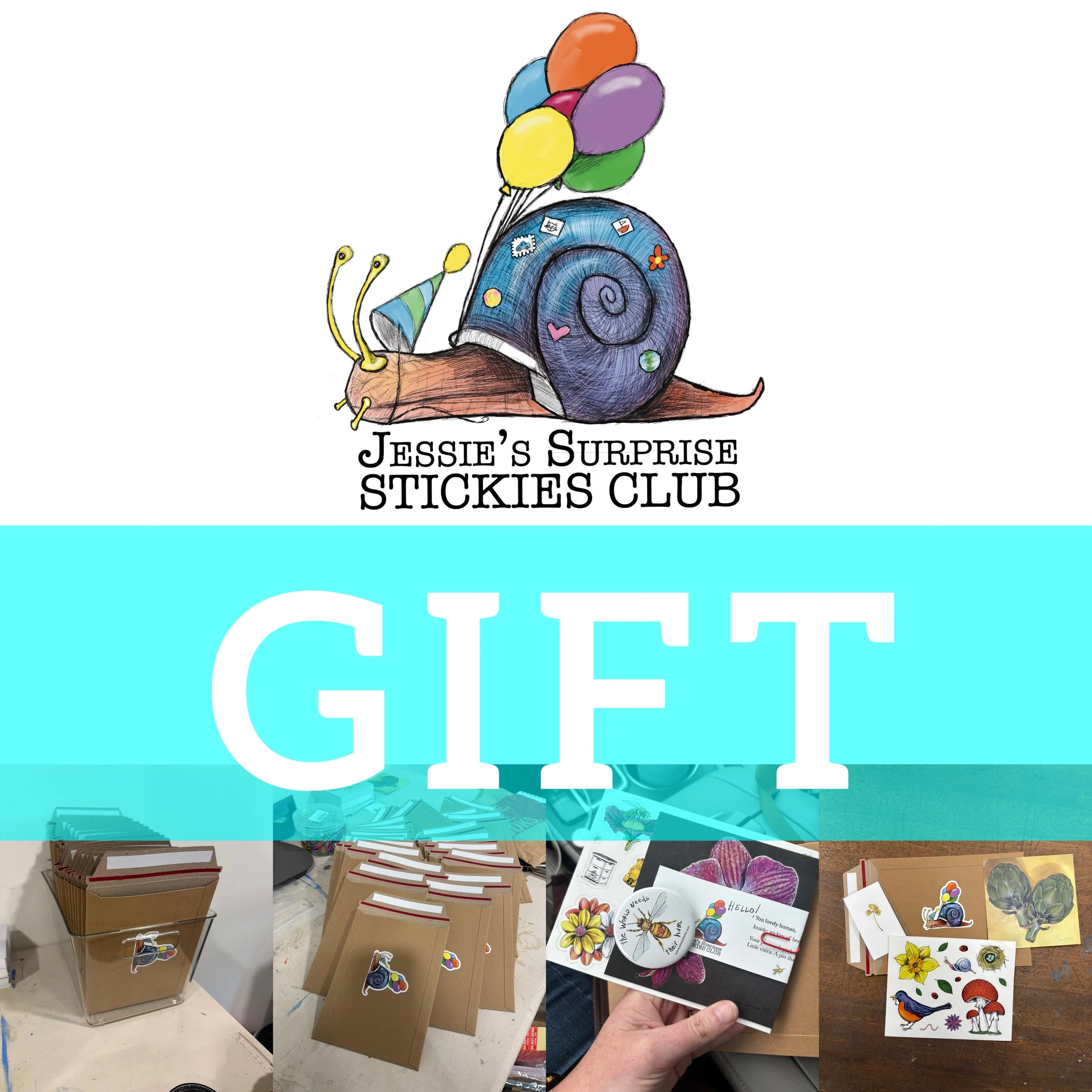 Send as a Gift- Jessie's Surprise Stickies Club