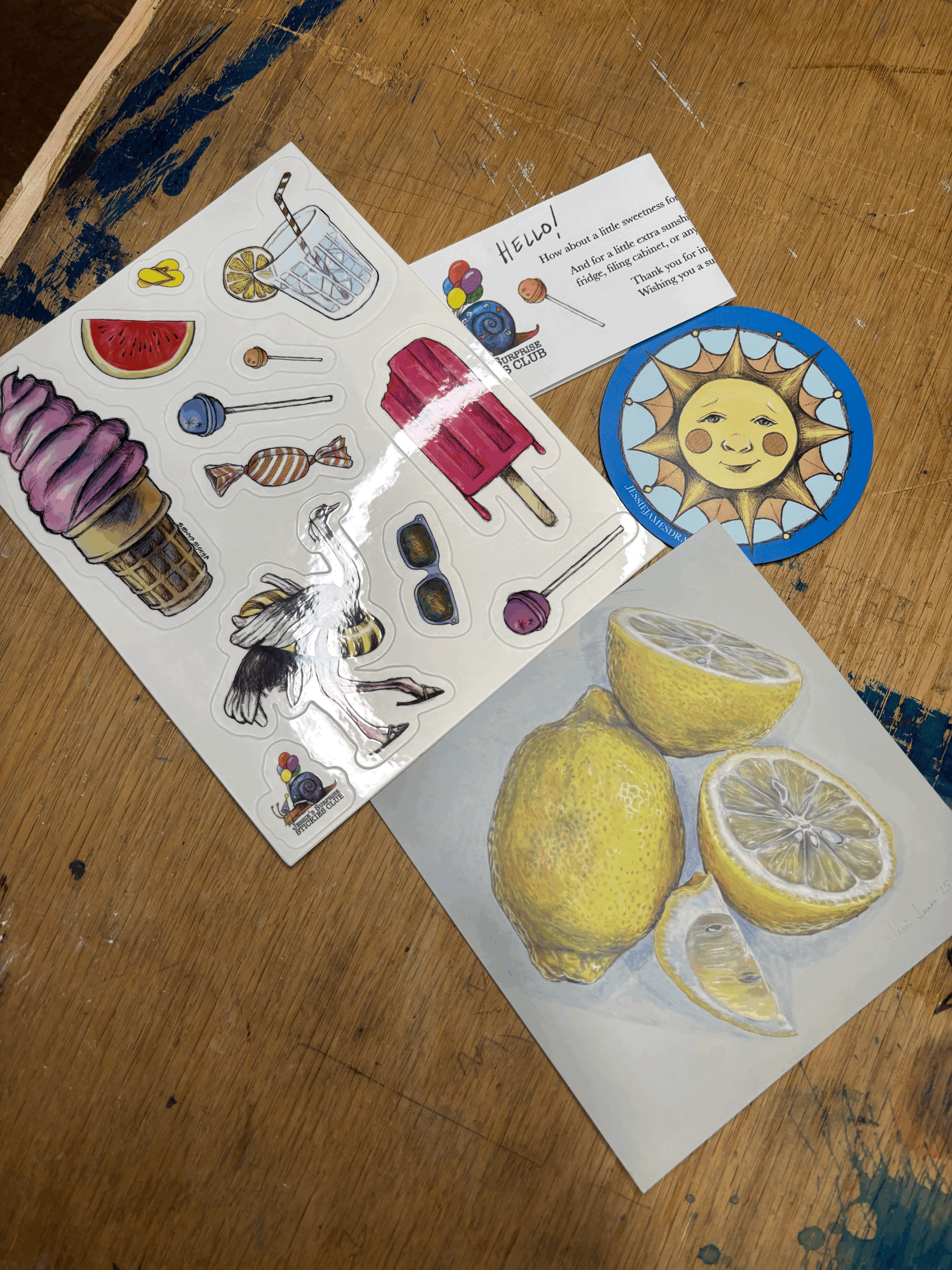 June's 2026 Stickies Club #3
