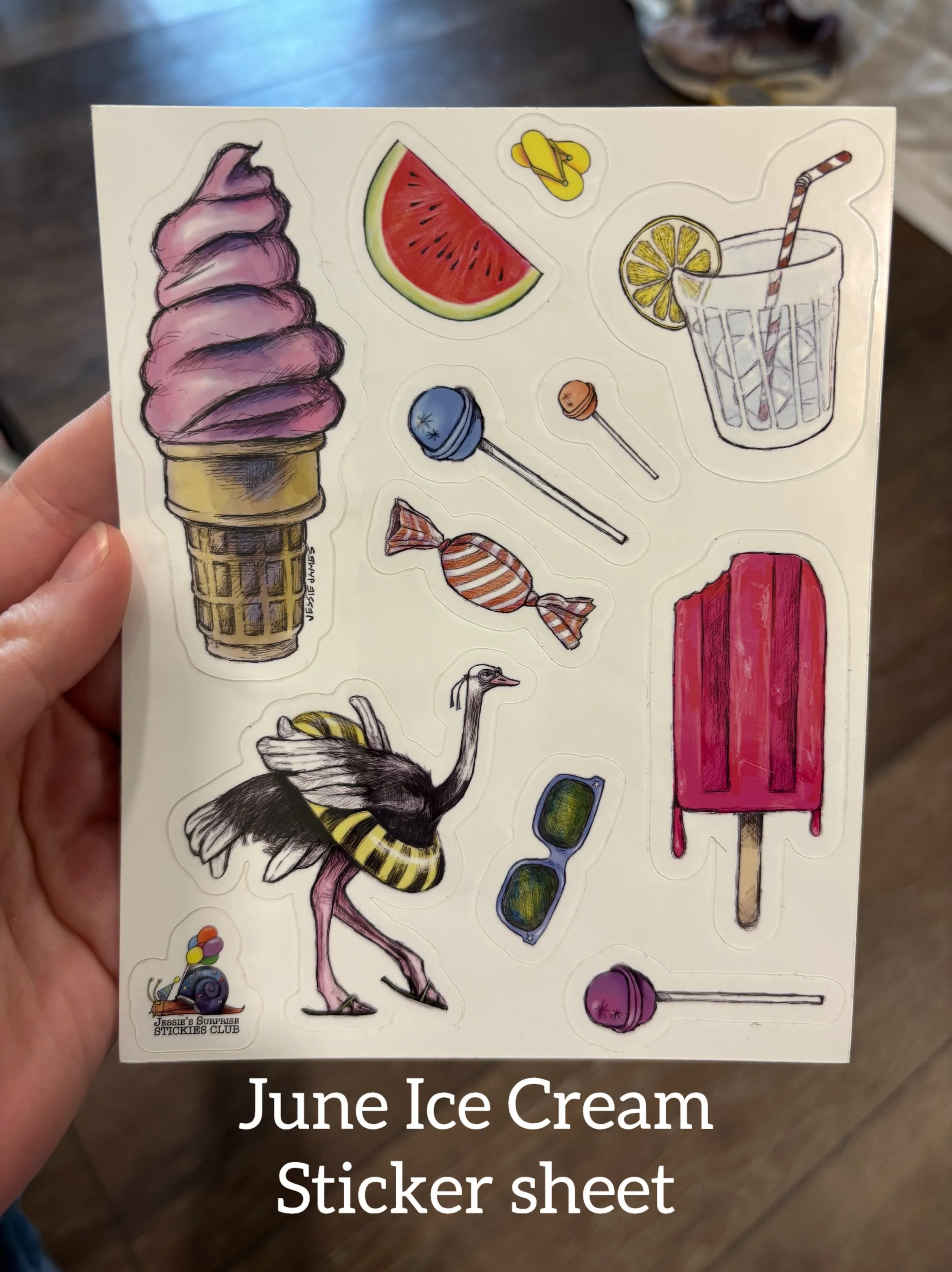 June sweetness  Stickies Sheet