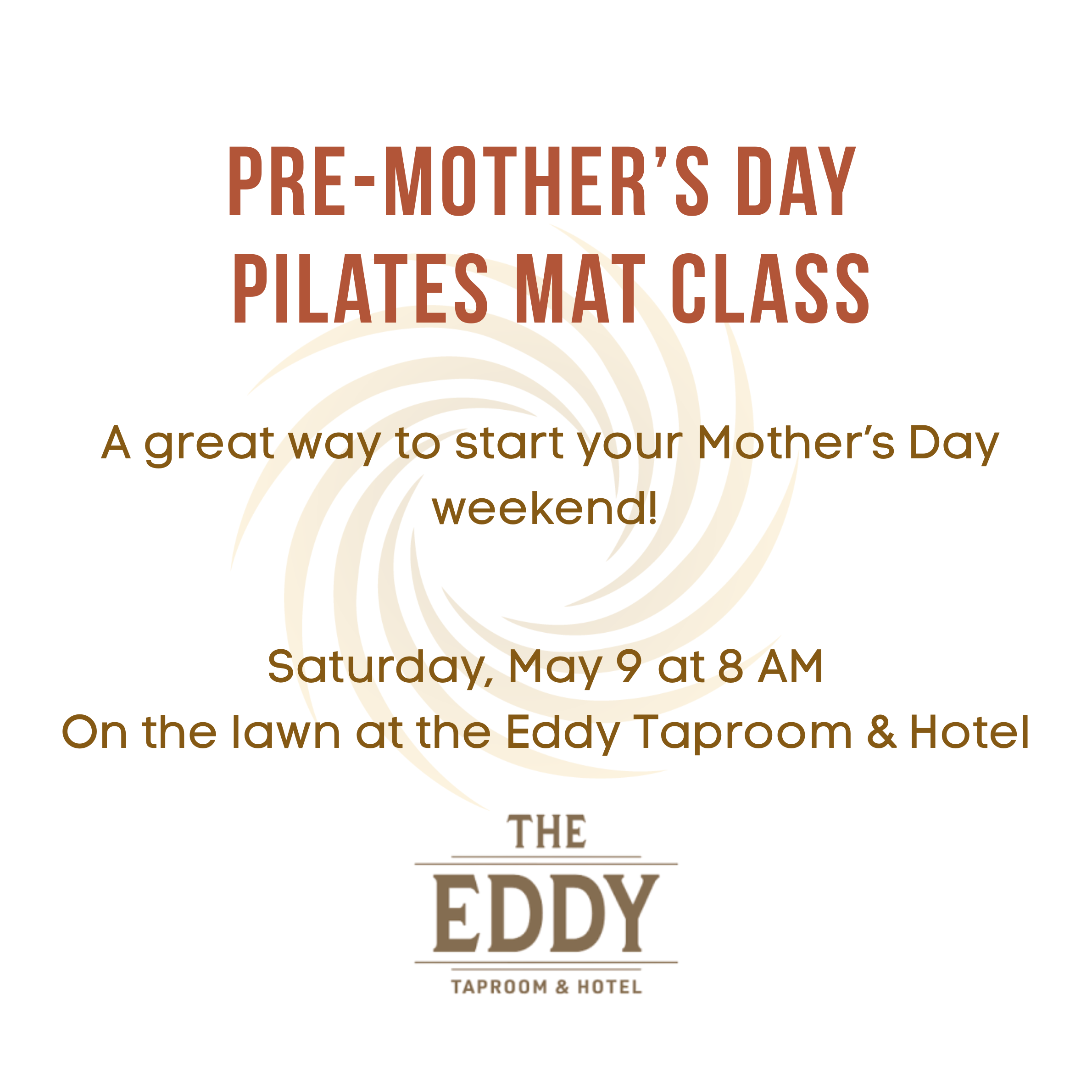Mat Pilates class at The Eddy