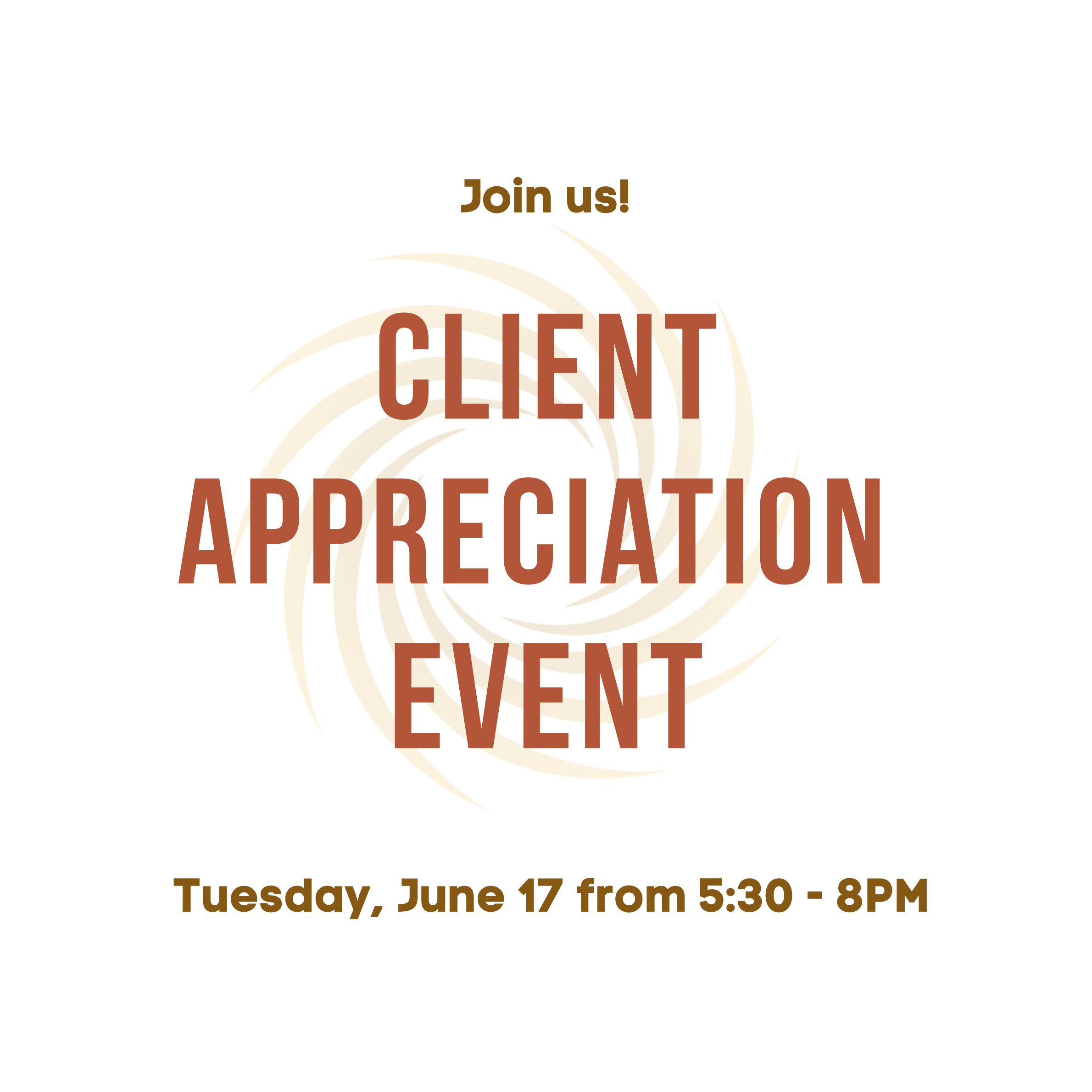Client Appreciation Event