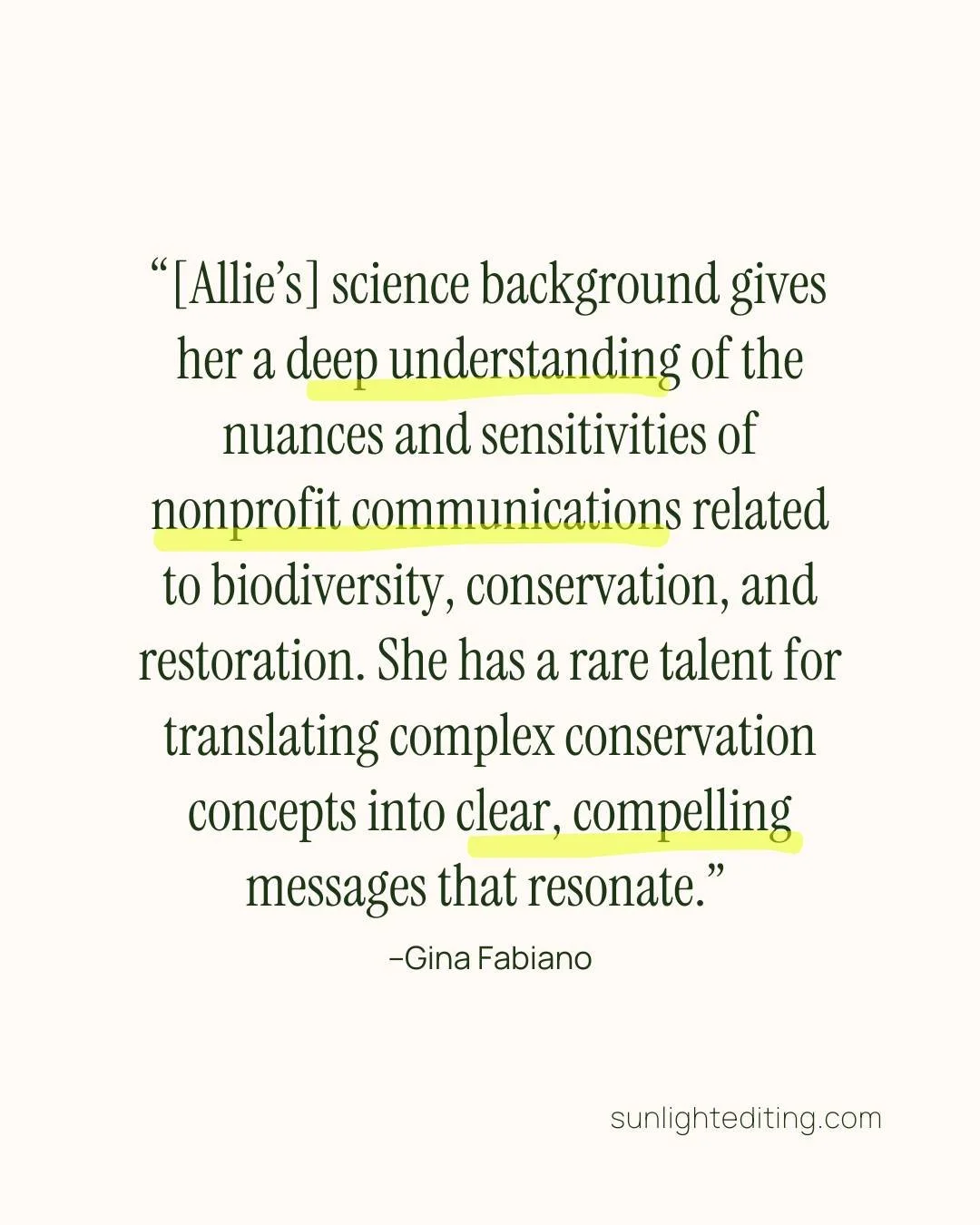 Sharing kind words from folks I've collaborated with this year. @sonomalandtrust is a nonprofit dedicated to conserving scenic, natural, agricultural, and open land for the future of Sonoma County. 

🌱 &ldquo;[Allie&rsquo;s] science background gives