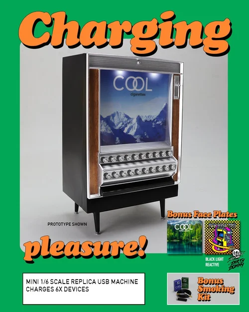 usb cigarette machine Plug into the Past with Vending Machine USB Hub — Rebel Breakroom