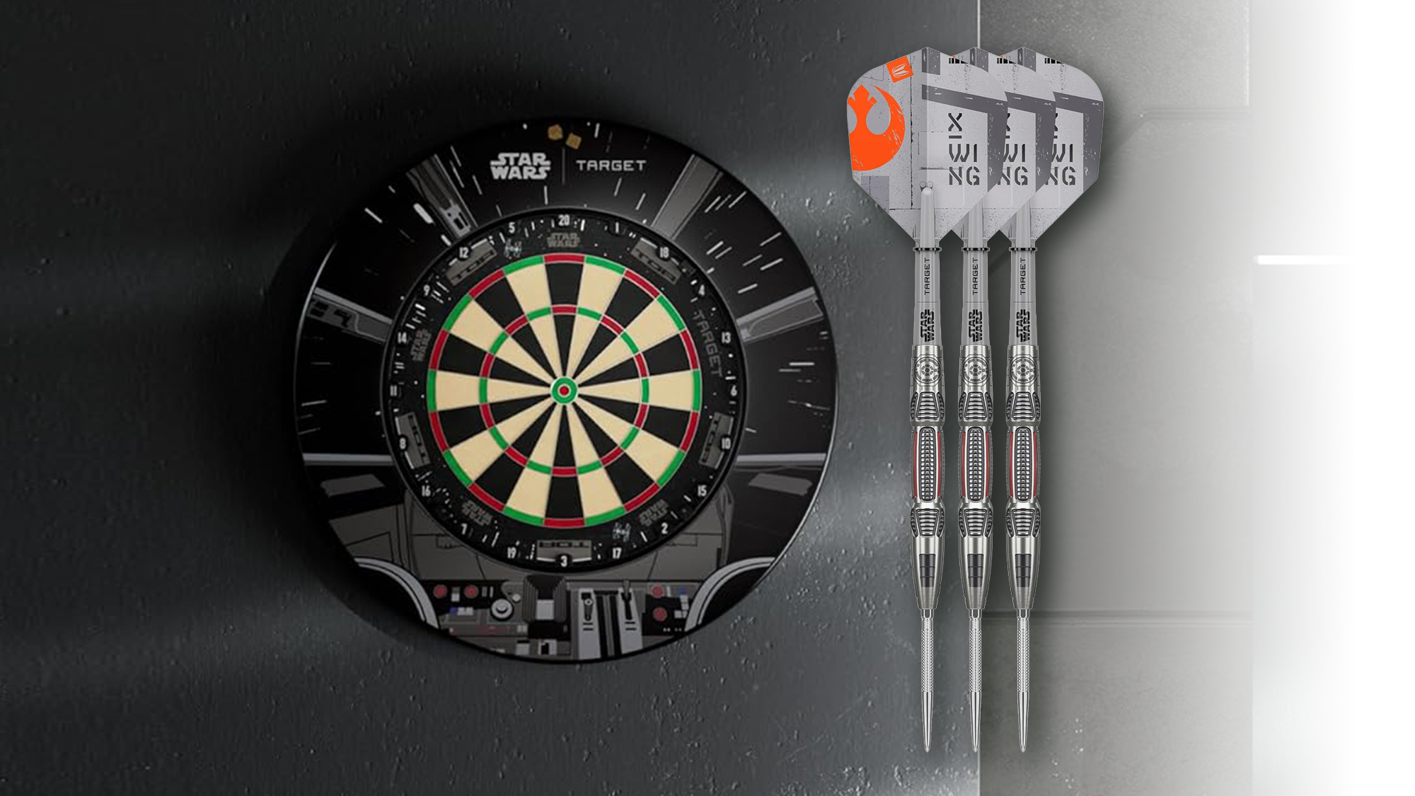 Millennium Falcon Dart Board &amp; X-Wing Darts: Rebels Always Have Better Aim