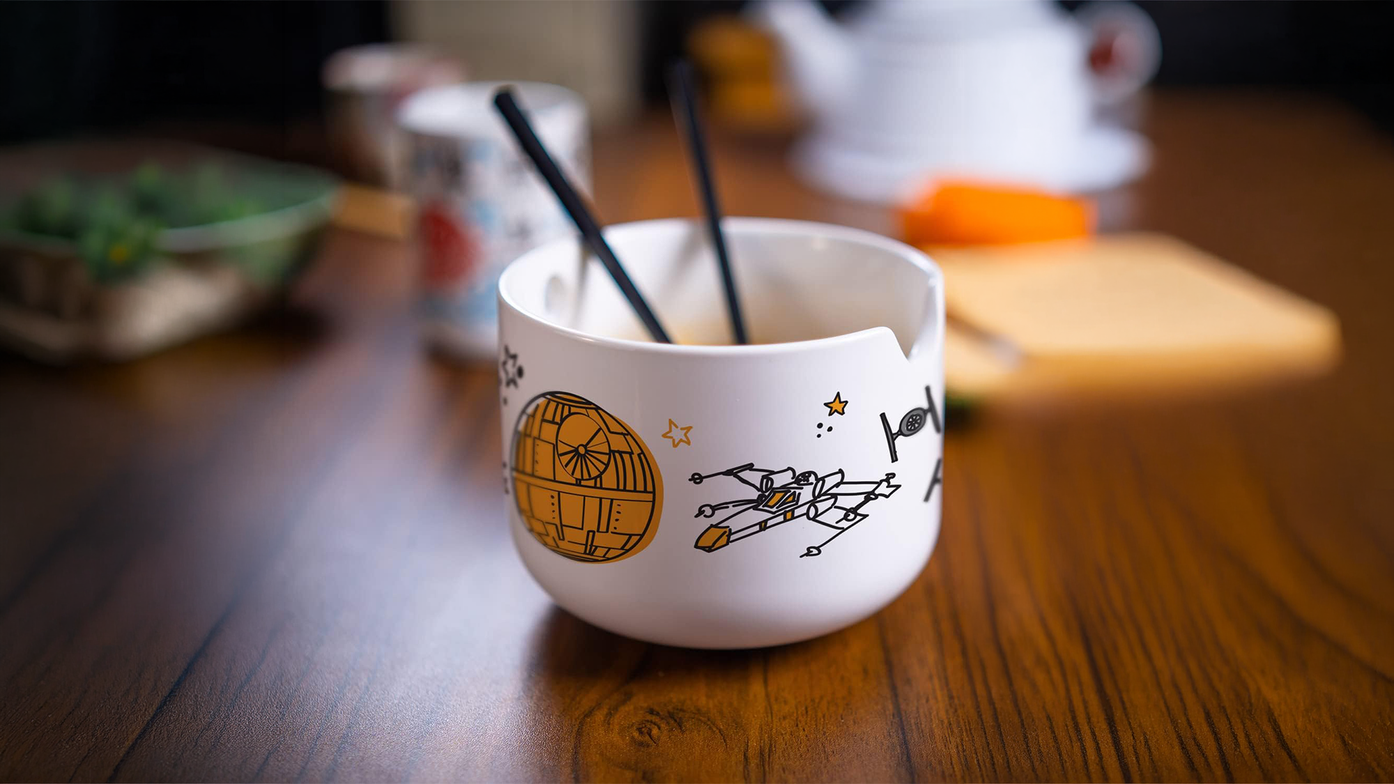 Slurp Like a Jedi With This Illustrated Star Wars Ramen Bowl
