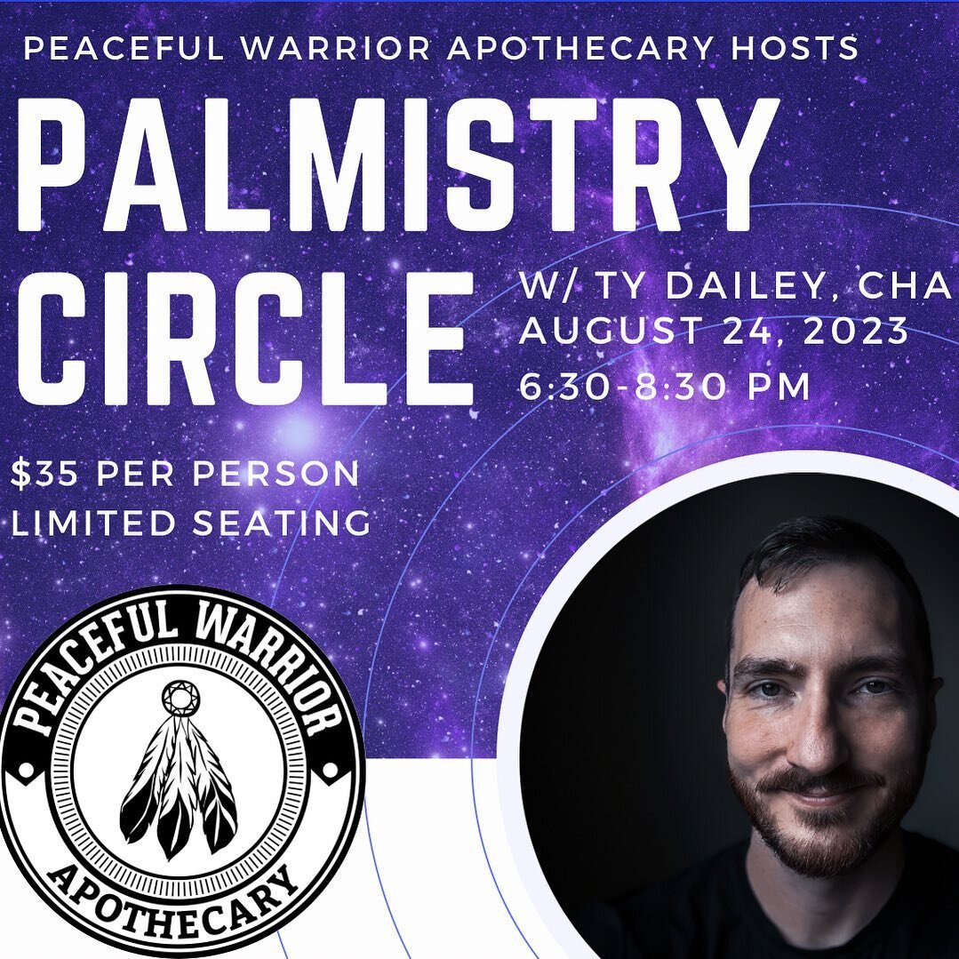 I will be at Peaceful Warrior Apothecary next Thursday! Space is limited and there are only 8 seats available, so if you&rsquo;re interested please don&rsquo;t wait. It sold out fast last time. I&rsquo;m definitely excited for this, and can&rsquo;t w