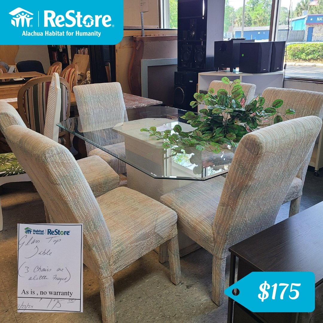See what's in store at ReStore💚✨
Don't miss out on these amazing and affordable pieces 🔥
Please call ahead to check availability. These items go quick! ☎️ 352-373-5728
#homedecor #alachuahabitatrestore #affordablefinds #shopsmart #greatdeals