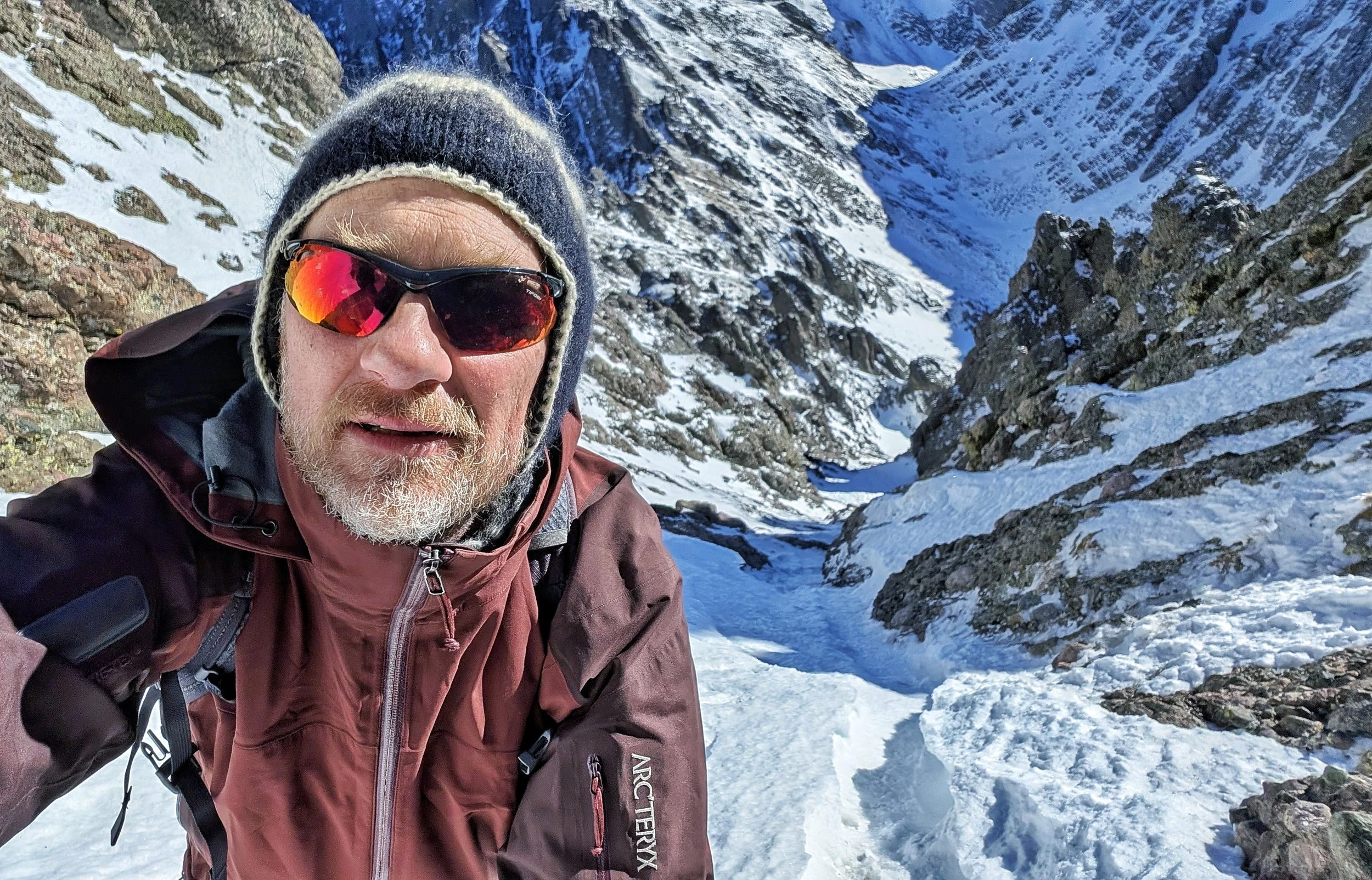 Selfie just above the constriction