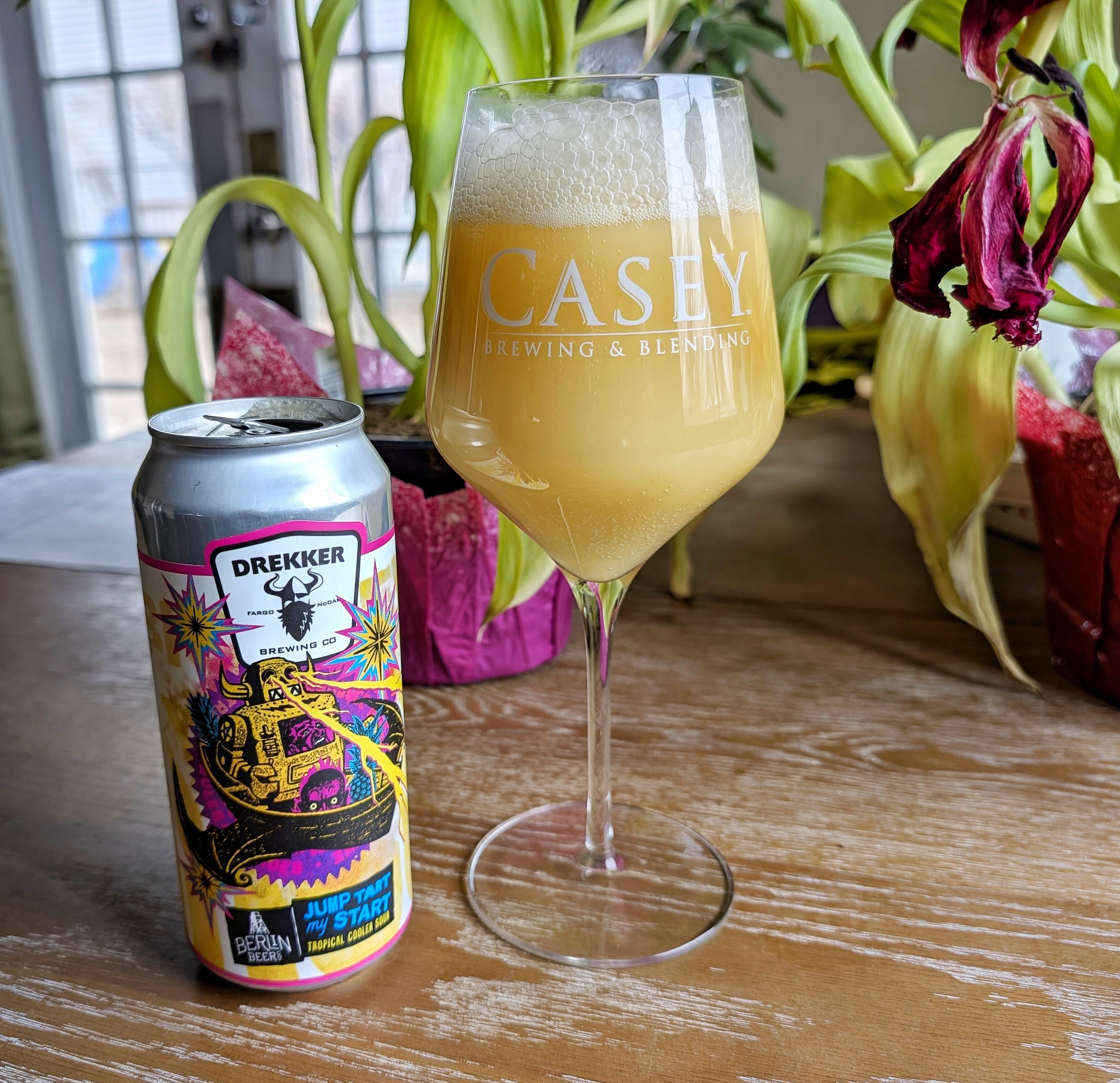 'Jump Tart my Start' is a great Tropical Fruited Sour from Drekker Brewing. It tastes like a tropical Orange Julius!