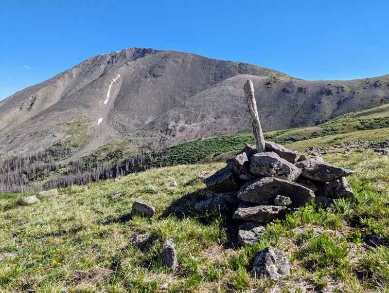 San Luis Peak from Bondholder Basin