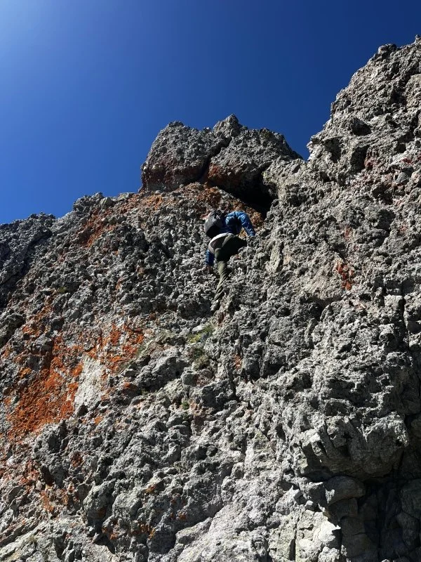Myself climbing 13,166'