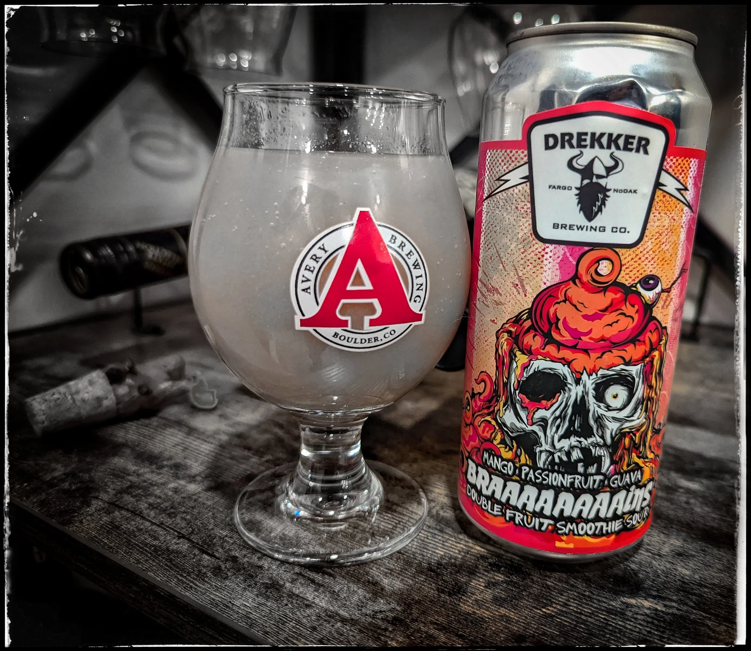 Mango, Passion Fruit Braaaaaaaaaains by Drekker (Fargo, ND).