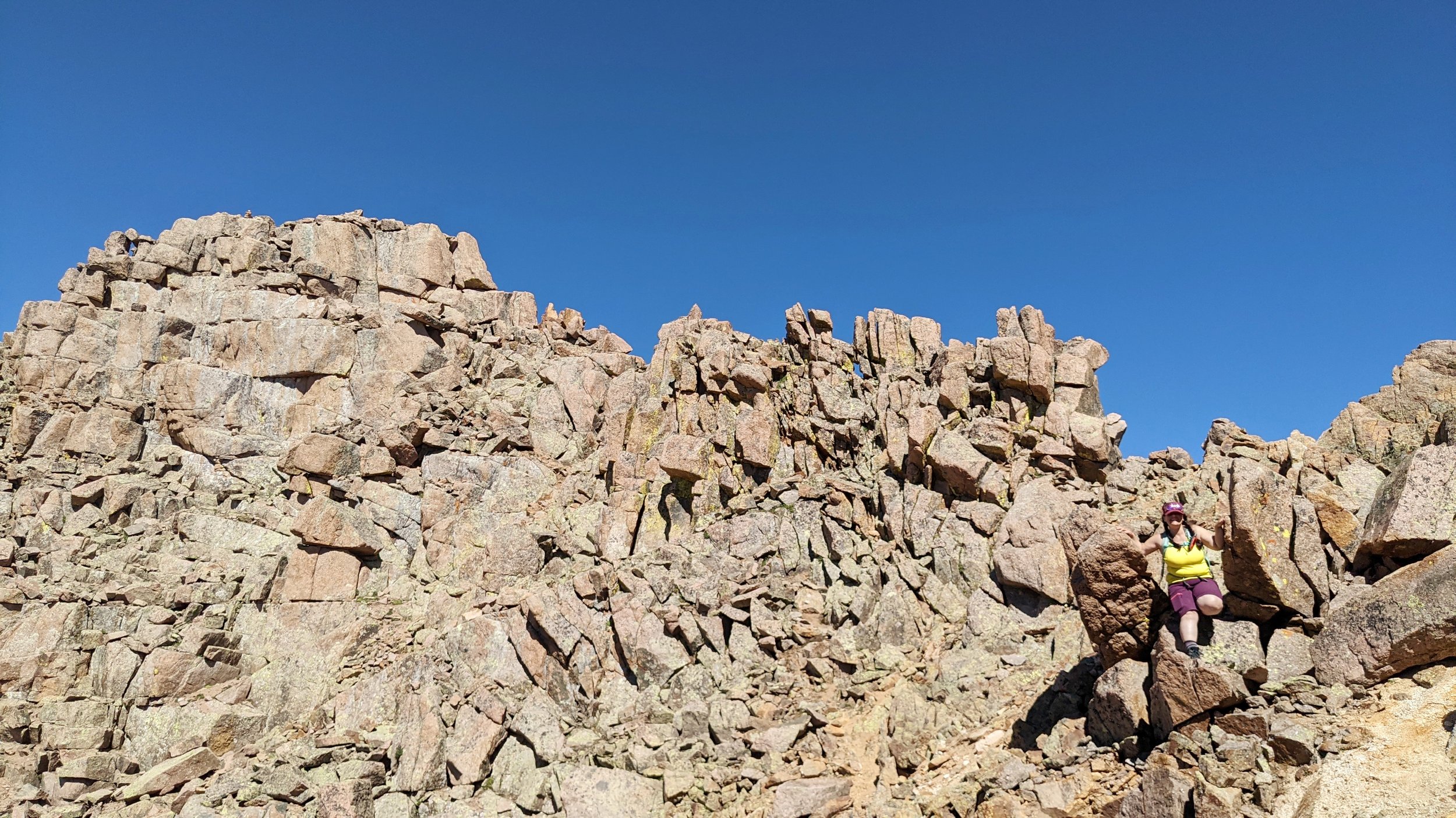 Heading towards the summit of Jupiter Mountain