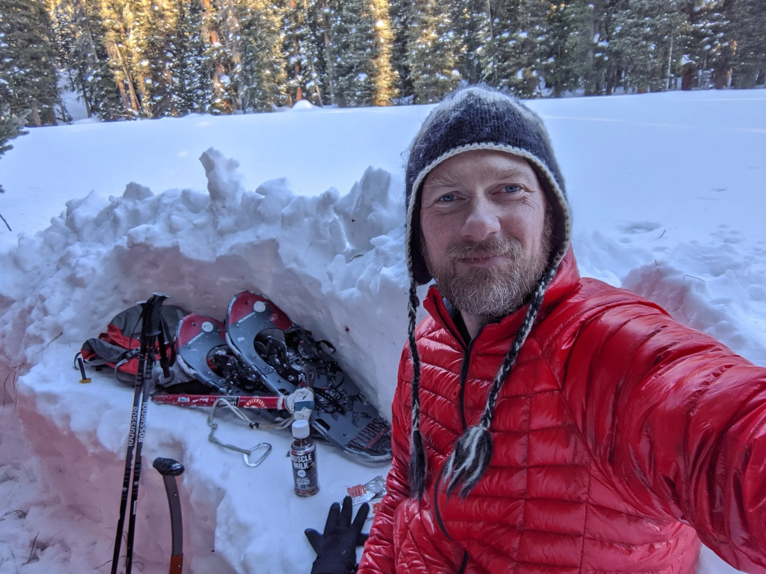 Relaxing back at camp...