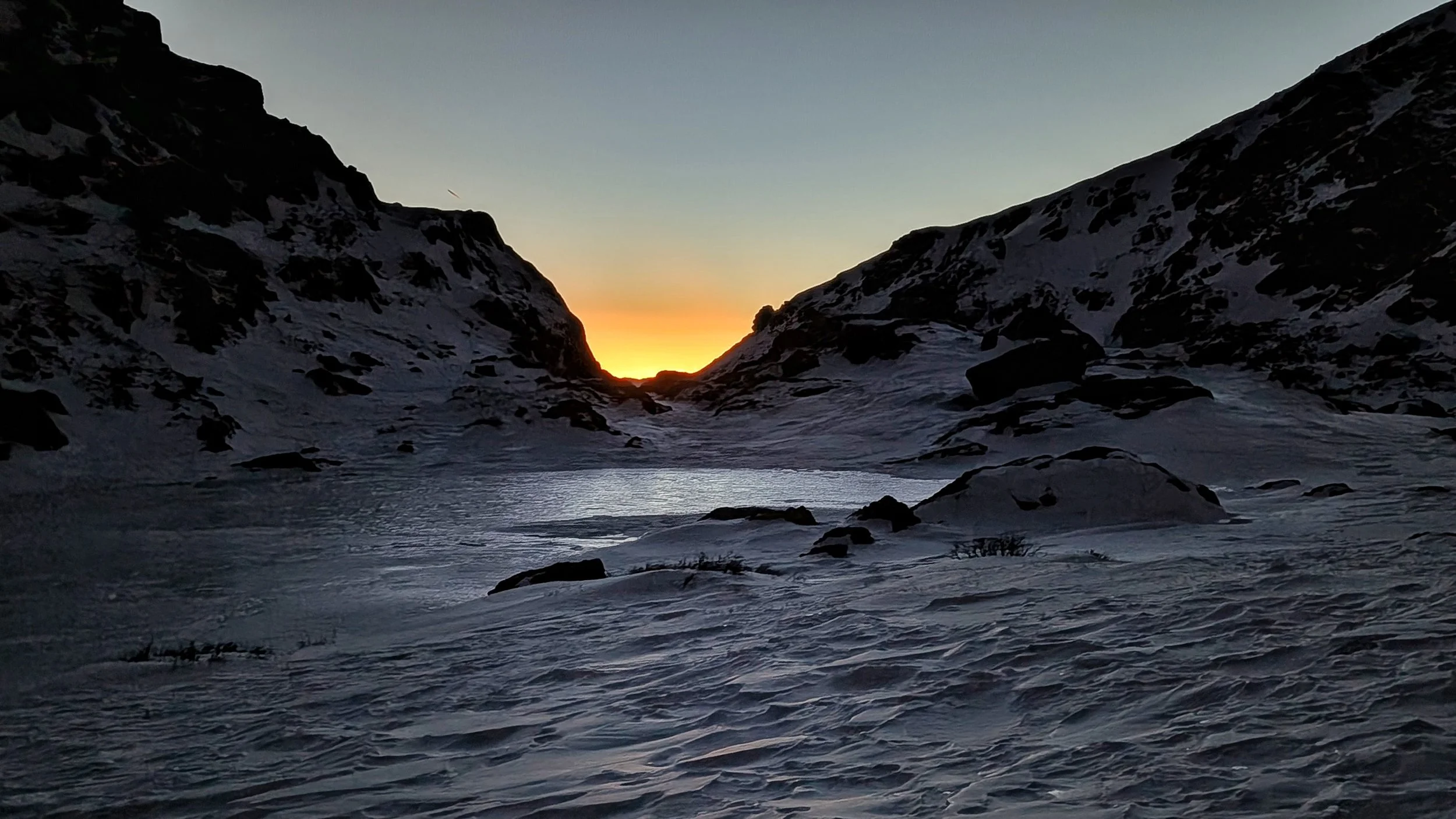 Sunset over Cottonwood Lake