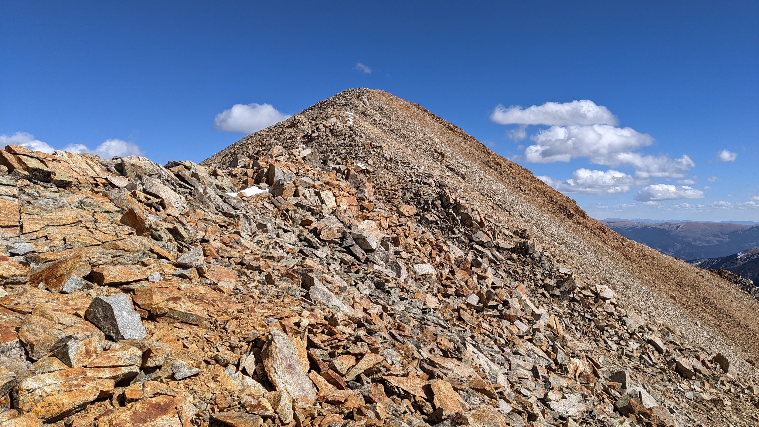Looking back to North Twin Peak