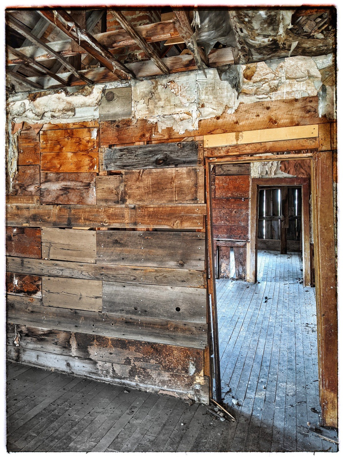 Inside another building