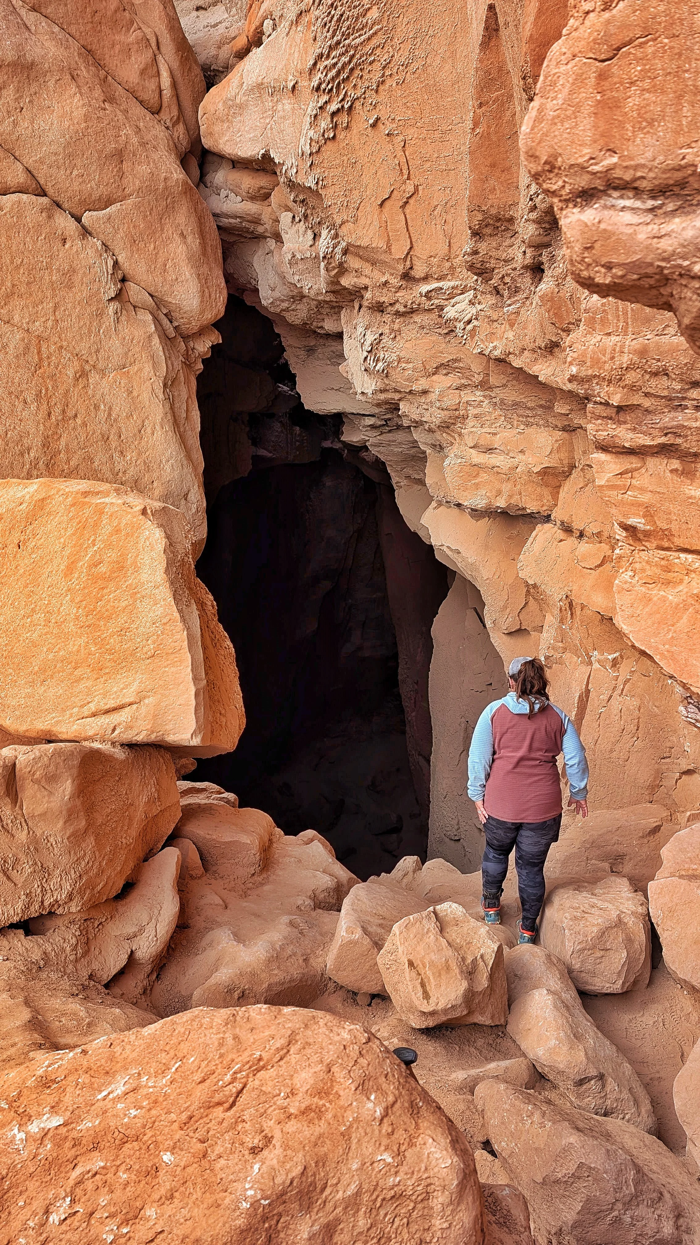 Regina descending into Goblette's Lair