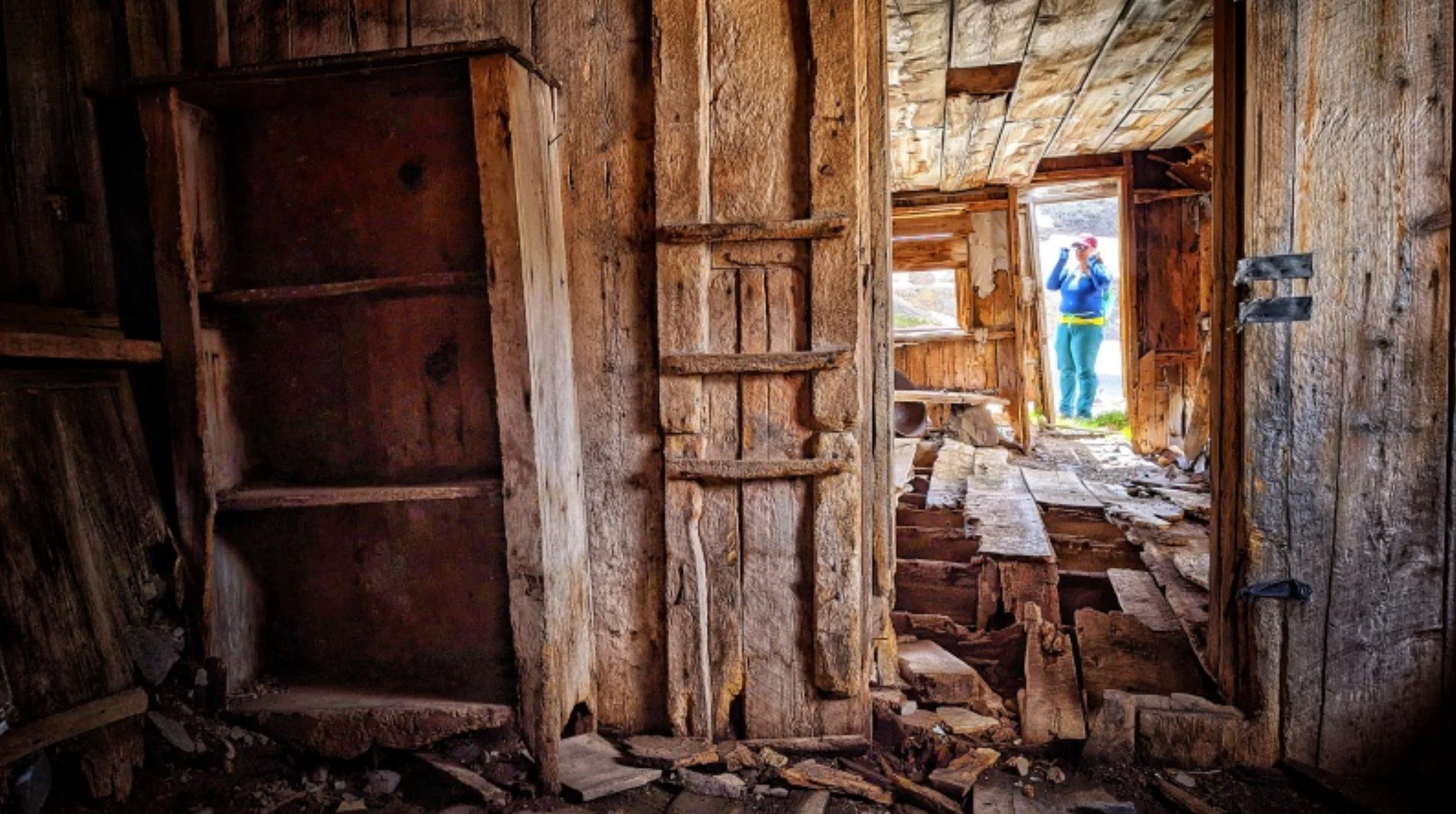 Inside the water relay cabin